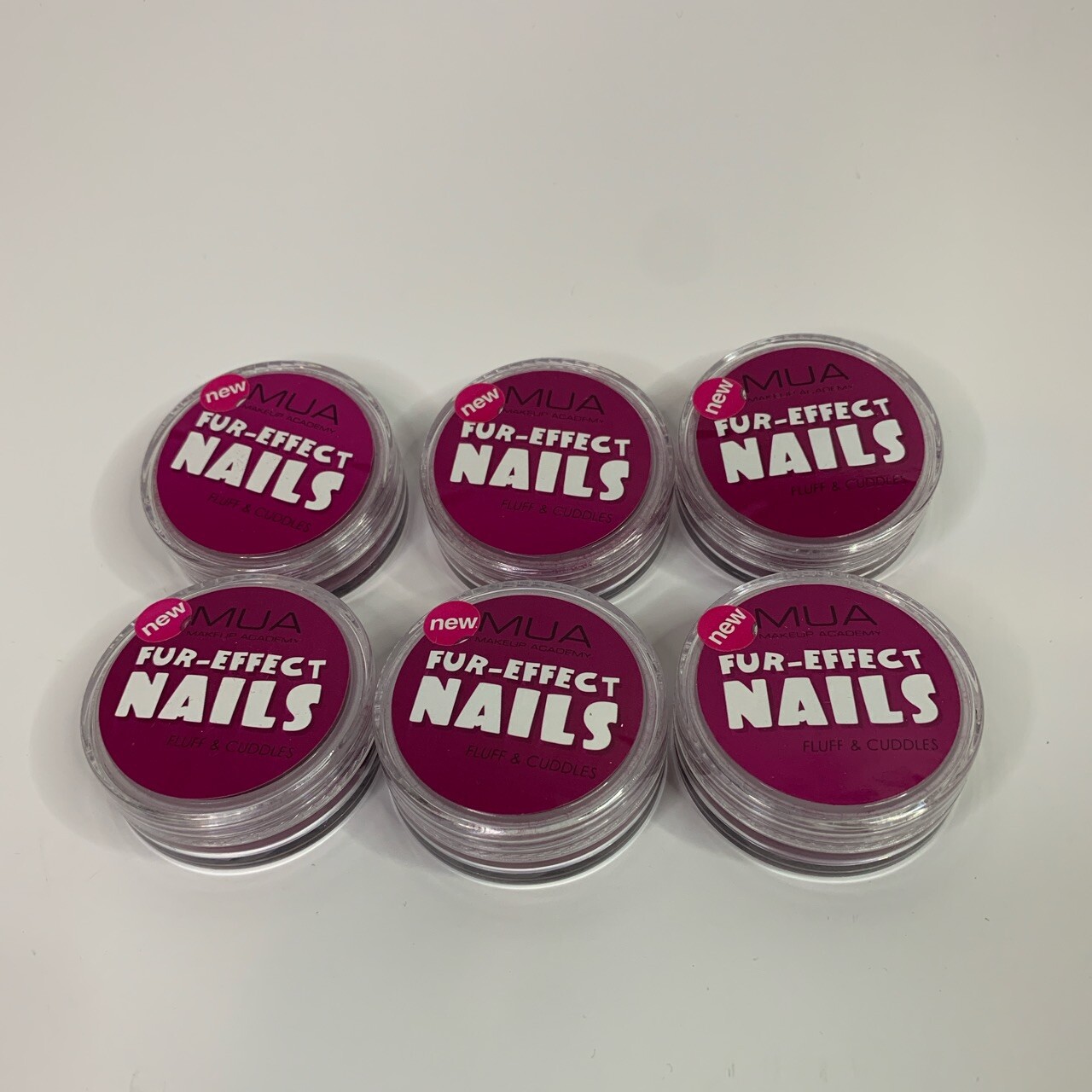 X6 MUA Purple Fur Effect Nail Art Powder make up academy wholesale clearance UK