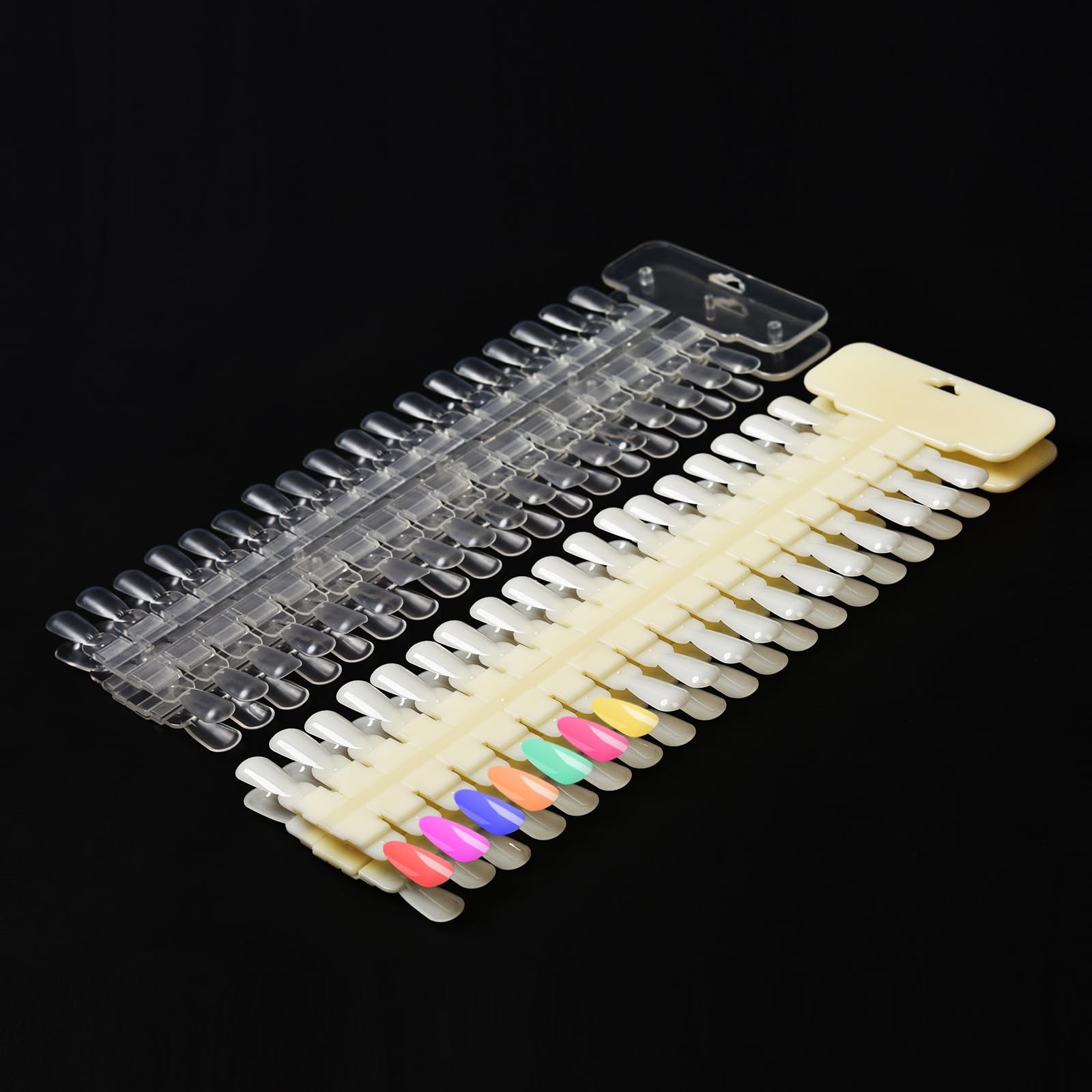 2Set Nail Color Display Tips Detachable Nail Tip Display Palette Board Double…