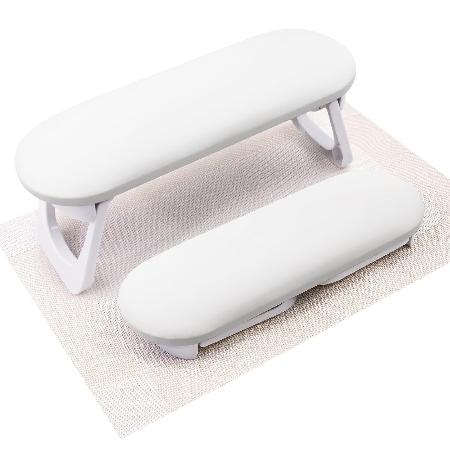 Nail Arm Rest, Foldable PU Leather Nail Hand Rest for Acrylic Nails Cushion Hand