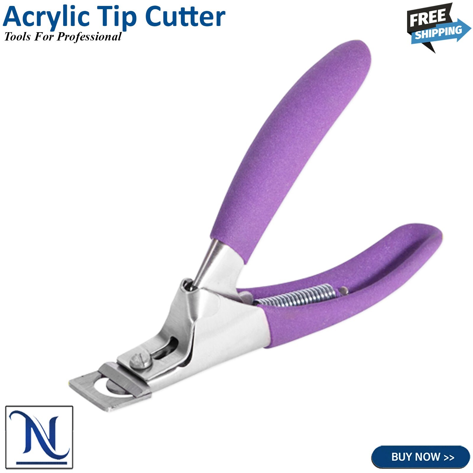 Nail Clippers Manicure Art U-shaped Scissors Cutter Fake Acrylic Trimmer Instumx