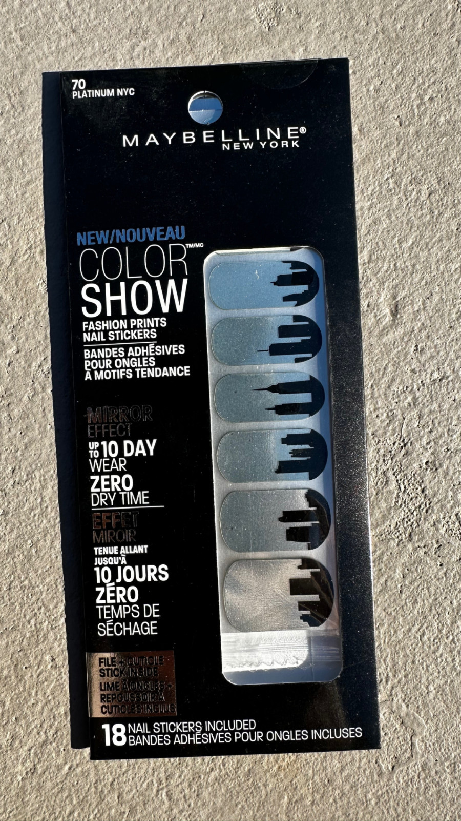 BUY 2 GET 1 FREE (Add All 3) Maybelline Color Show Fashion Prints Nail Stickers