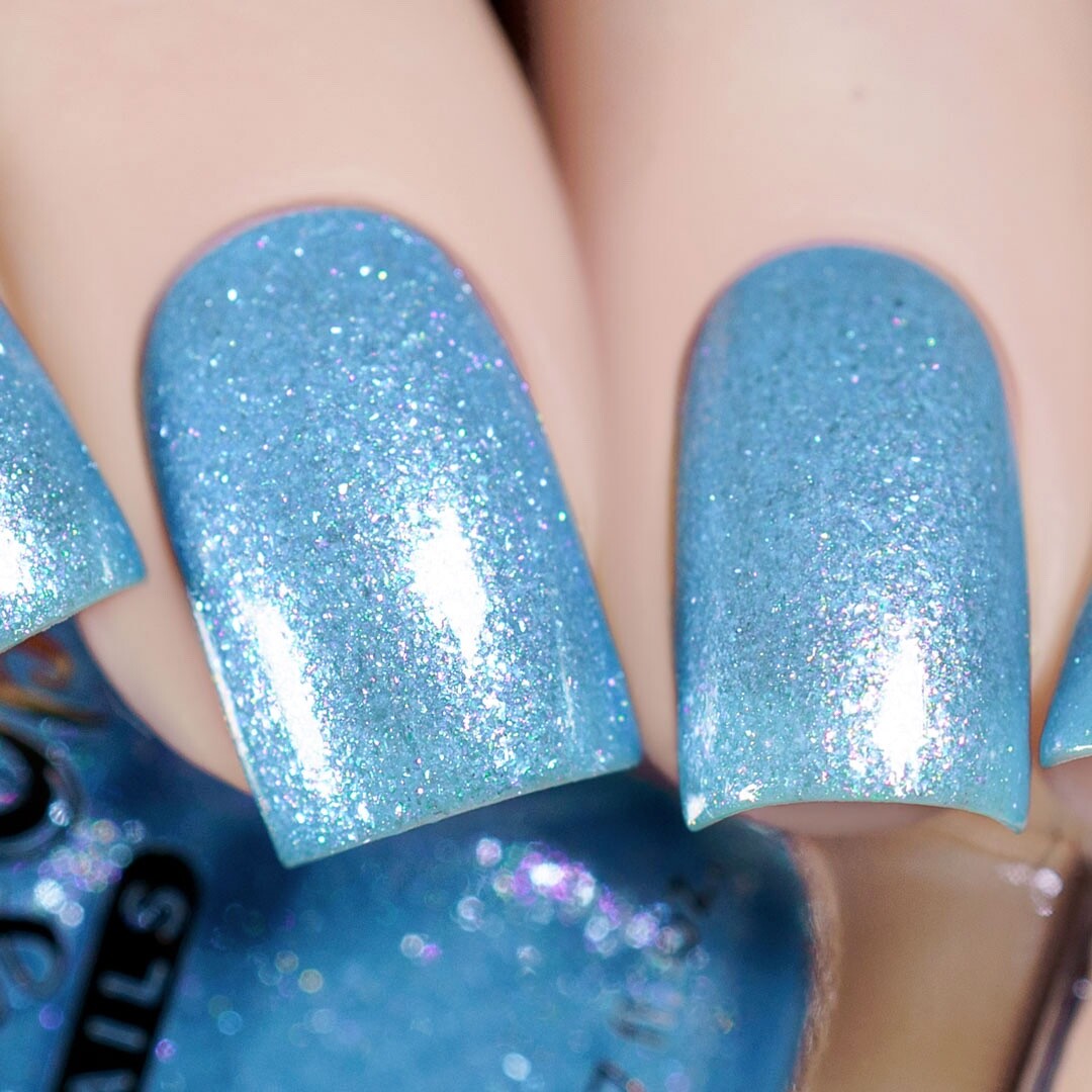Hero Below Zero Regular Polish (Light Blue Shimmer), Nail Polish for Nail Art