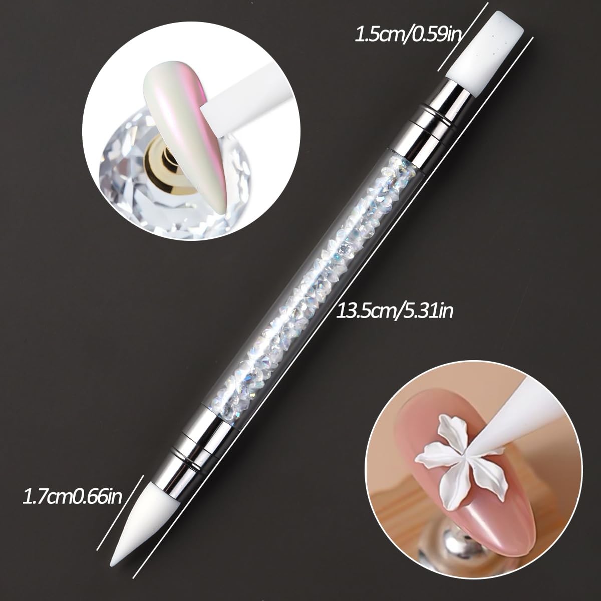 SUTOZMIWE 10 Colors Mermaid Pearl Chrome Nail Powder, 10 Aurora