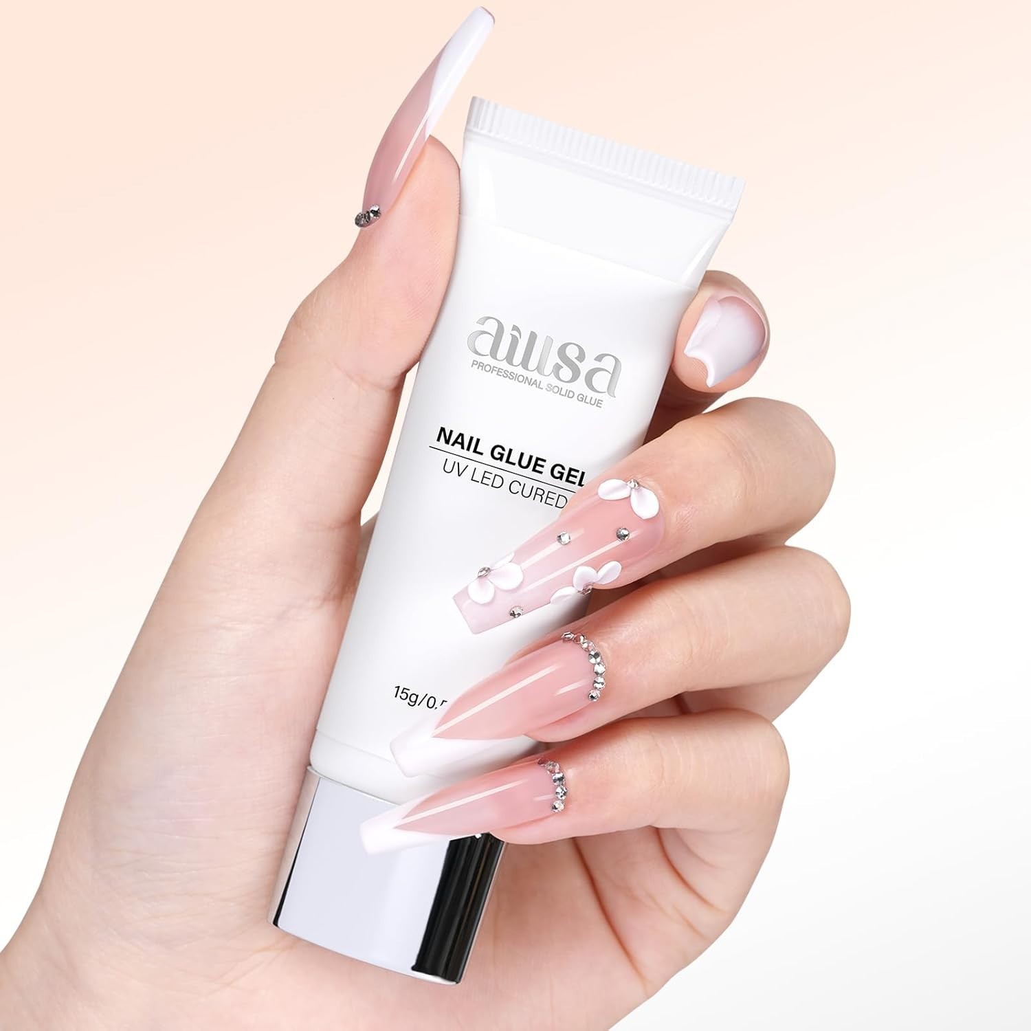 Healthy & Strong Gel Nail Glue 15g – Professional Results & Easy Application