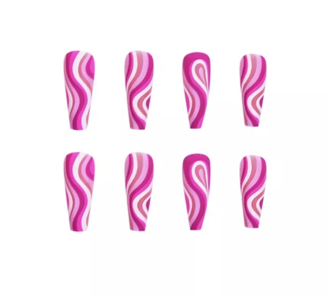 press on nails long X 24 Tips