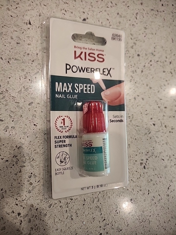 Lot Of 12 PowerFlex Maximum Speed Nail Glue for Press On Nails Super Strength