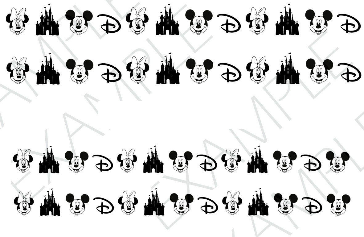 DISNEY Nail Art Stickers Transfers Decals Set of 50 – A1211