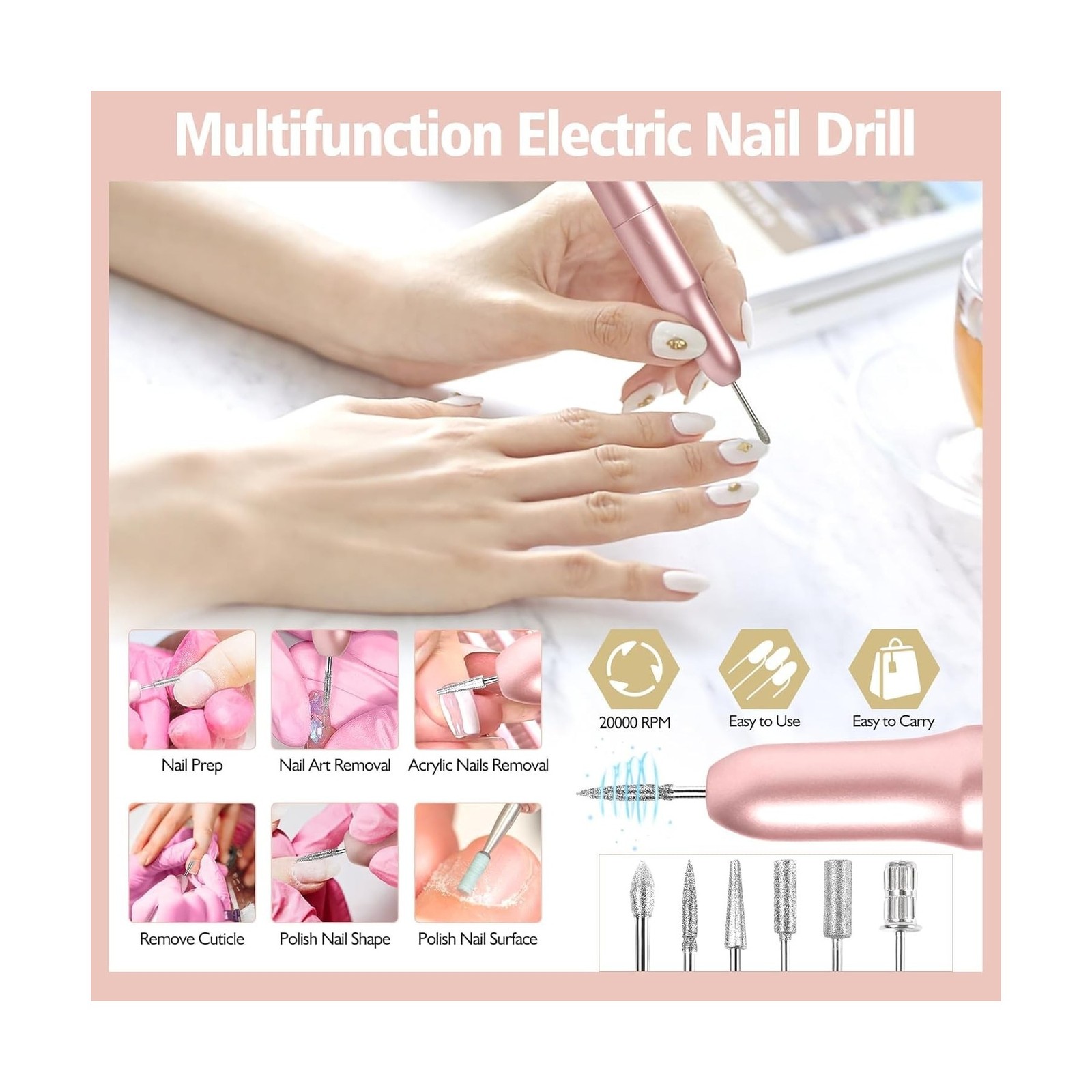 Professional Acrylic Nail Kit for Beginners with Everything Com… FAST USA SHIP