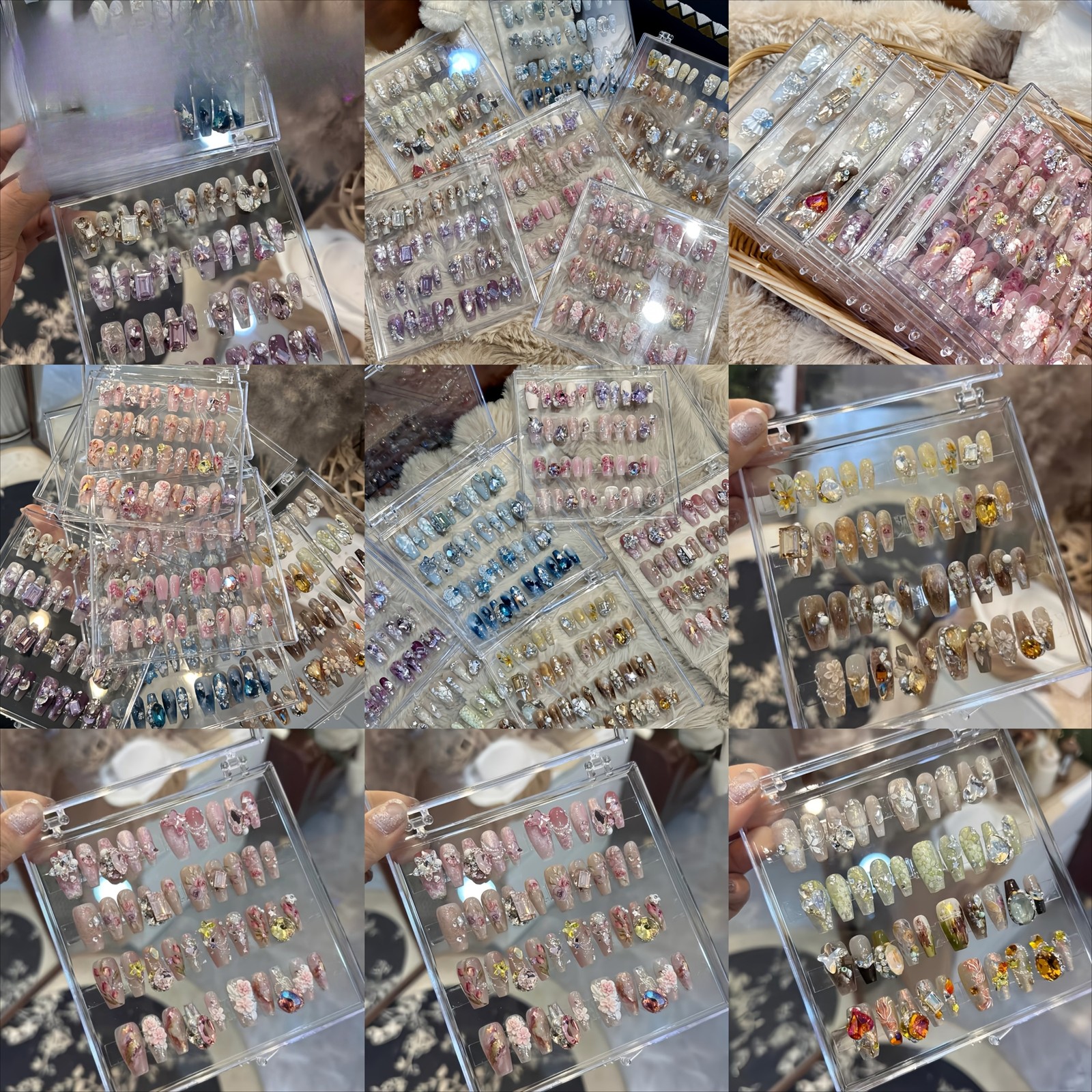 120 Pcs with Multiple Color Blends Suitable for Various Occasions of Fake Nails