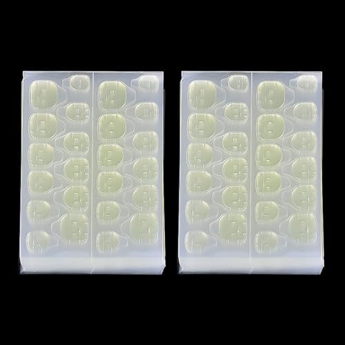 1200 Pcs 50 Sheets Nail Adhesive Tabs Nail Glue Stickers for Press on Nails