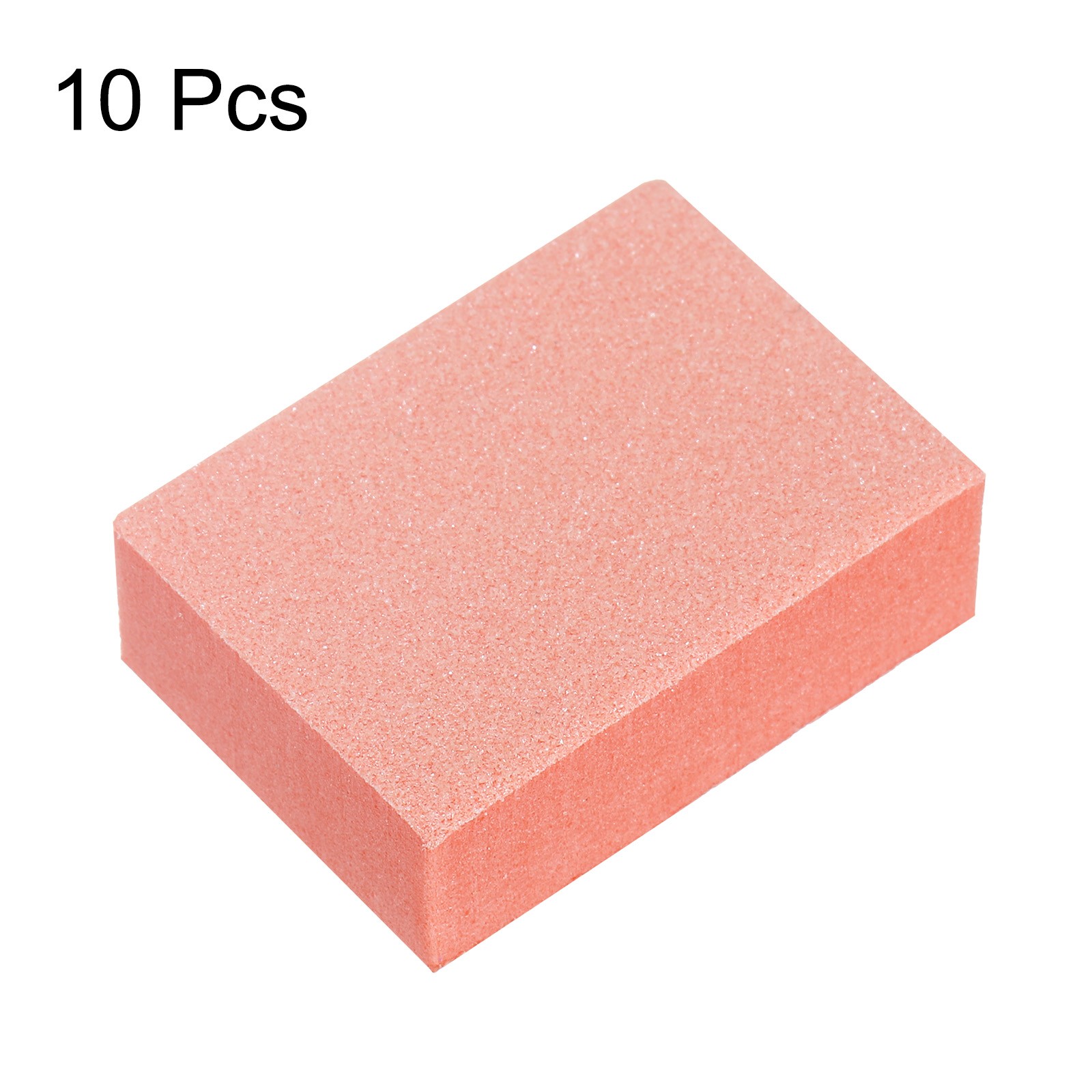10pcs Nail Buffer Block 120 Grit Nail File for Nail Buffing, Orange