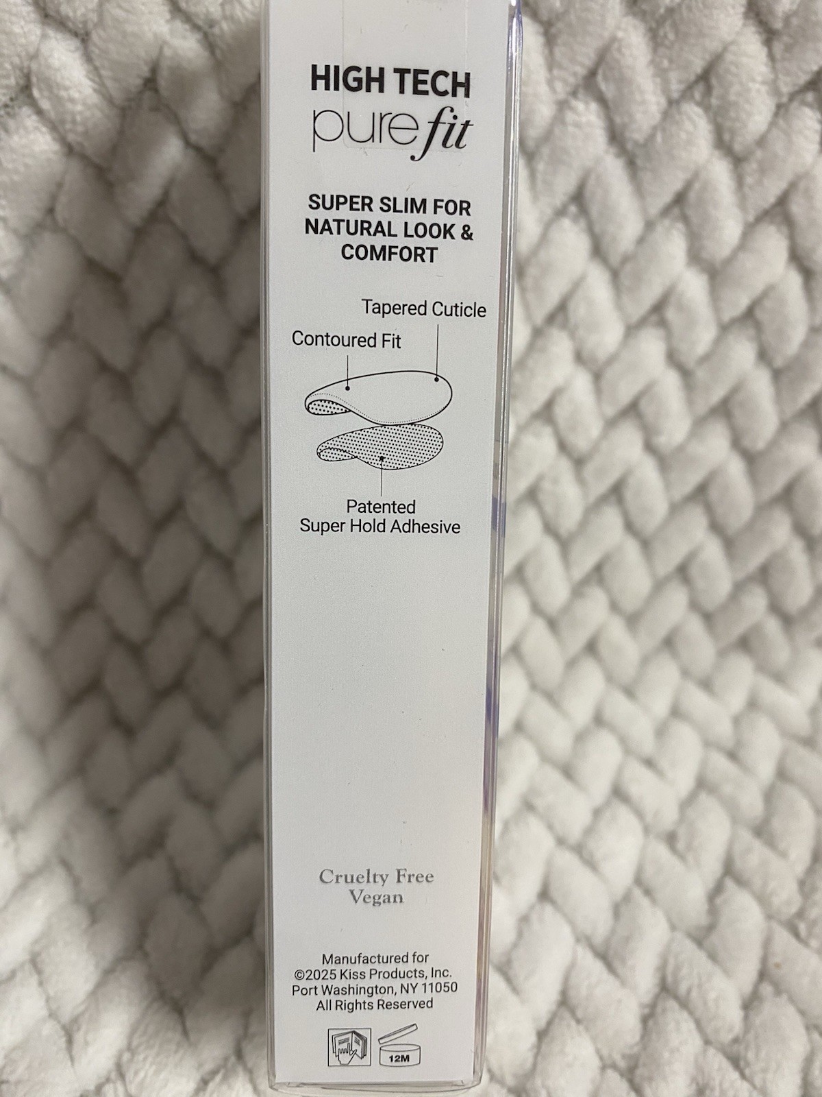 KISS colorFX by Press On Nails , ‘Reconnect’, Solid Blue with Pearlescent Fin…