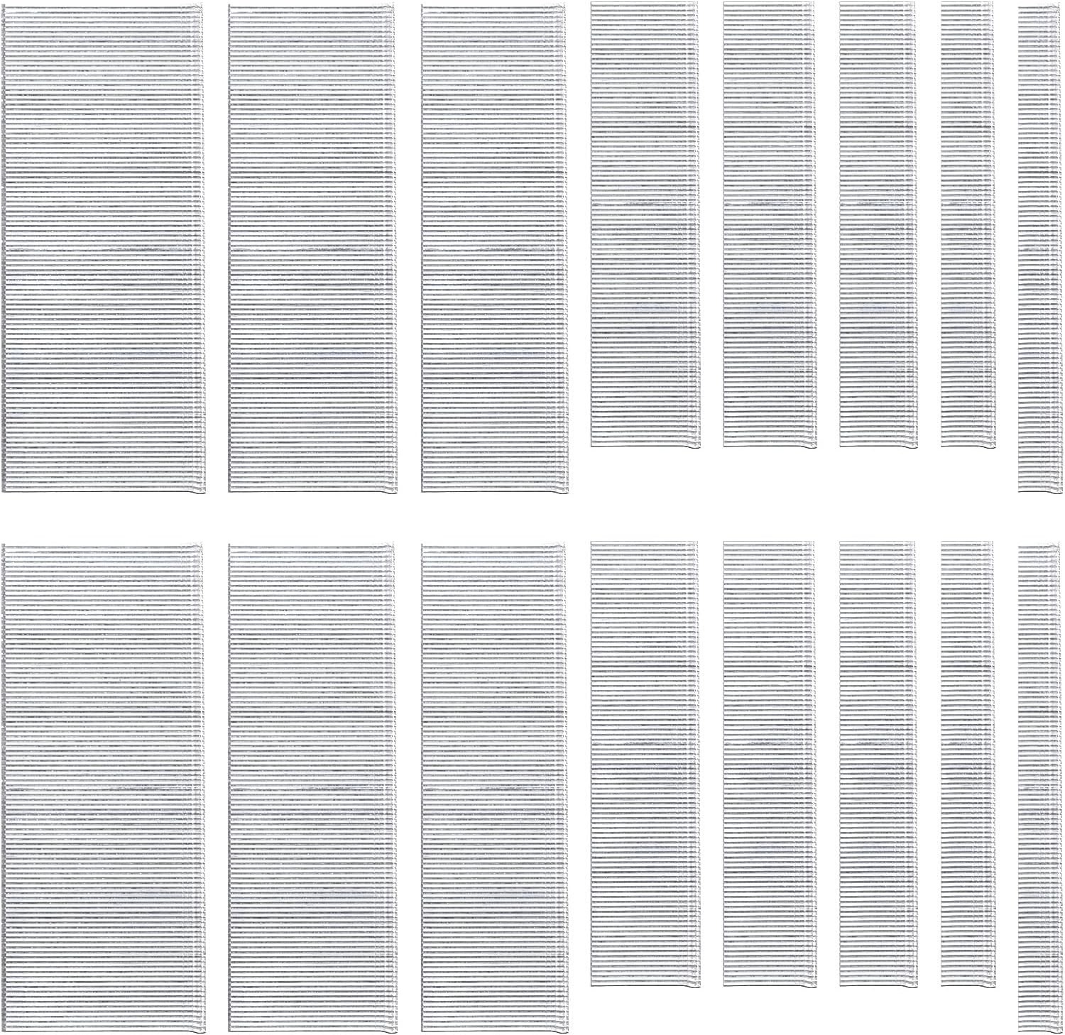 4800Pcs Galvanized Brad Nails – 18 Gauge Straight Finishing Nail Assortment Kit