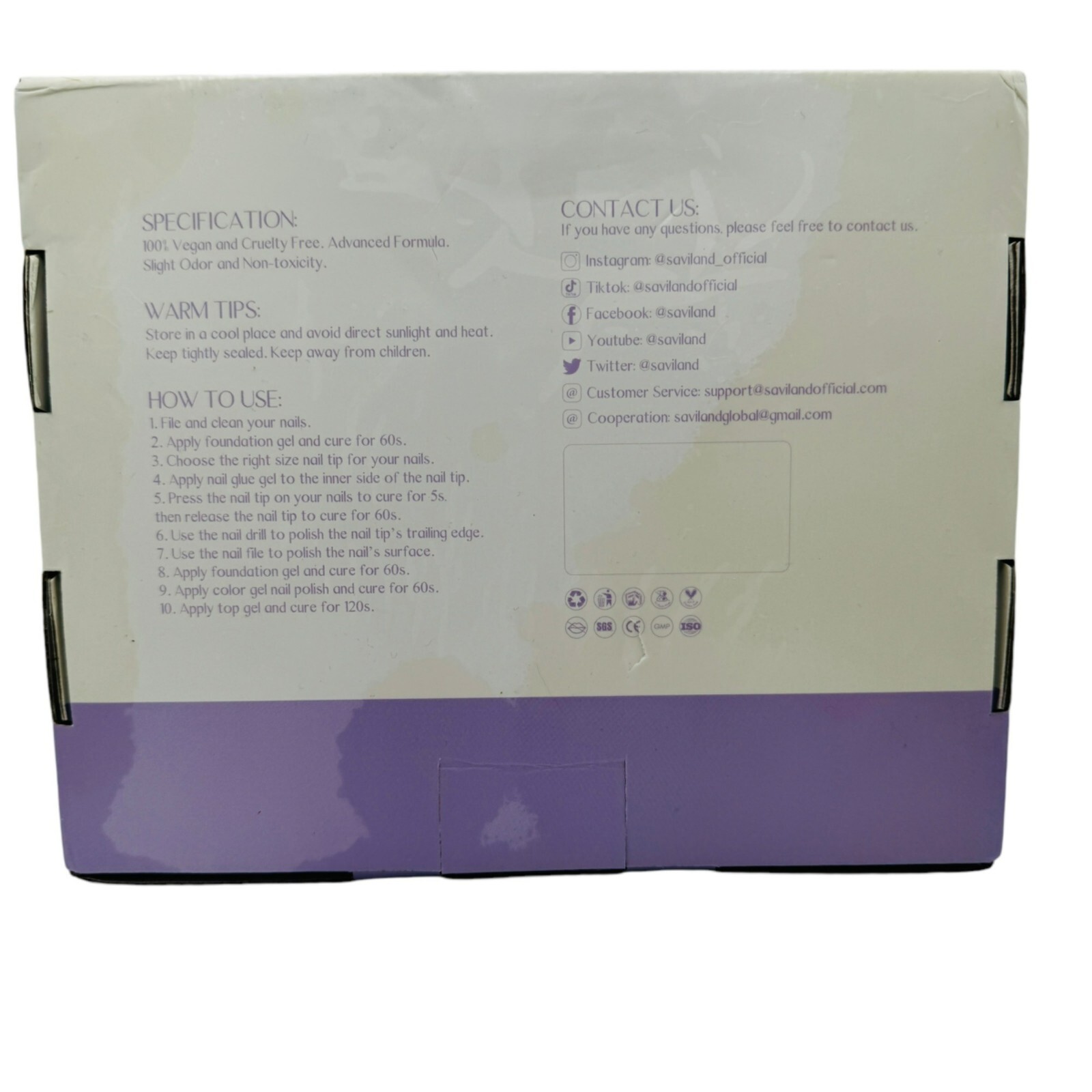 Saviland Professional Nail Art Kit – Excelsior Nails Art(bx Dmg)