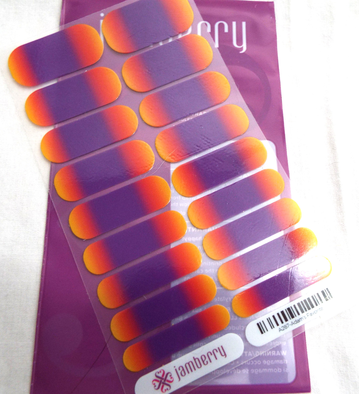 Jamberry Adam’s Favorite A287 Full Sheet