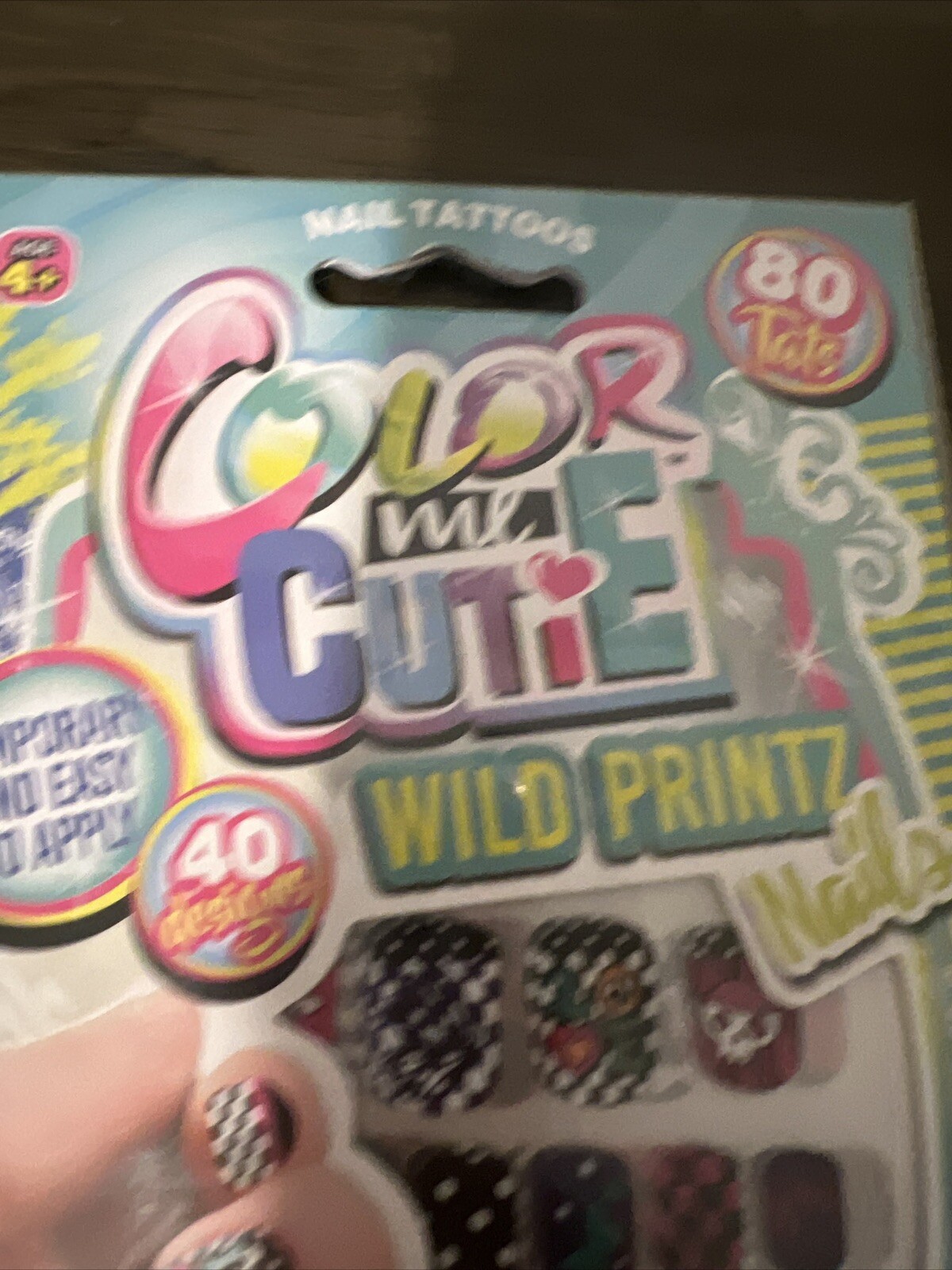 Color Me Cutie Dress-Up Nail Tattoo Wild Printz