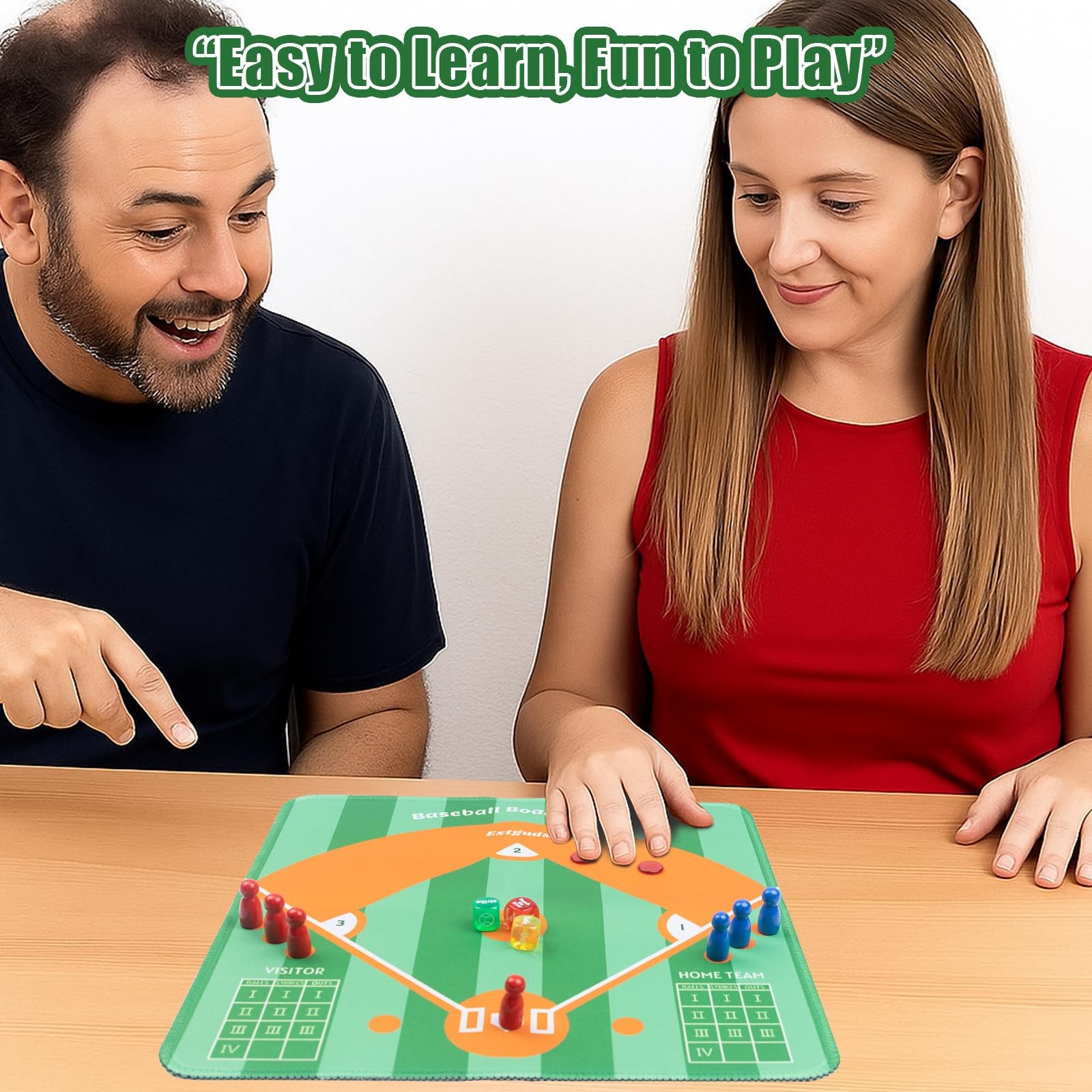 Extguds Baseball Board Game, Dice Game for Families, Parties…