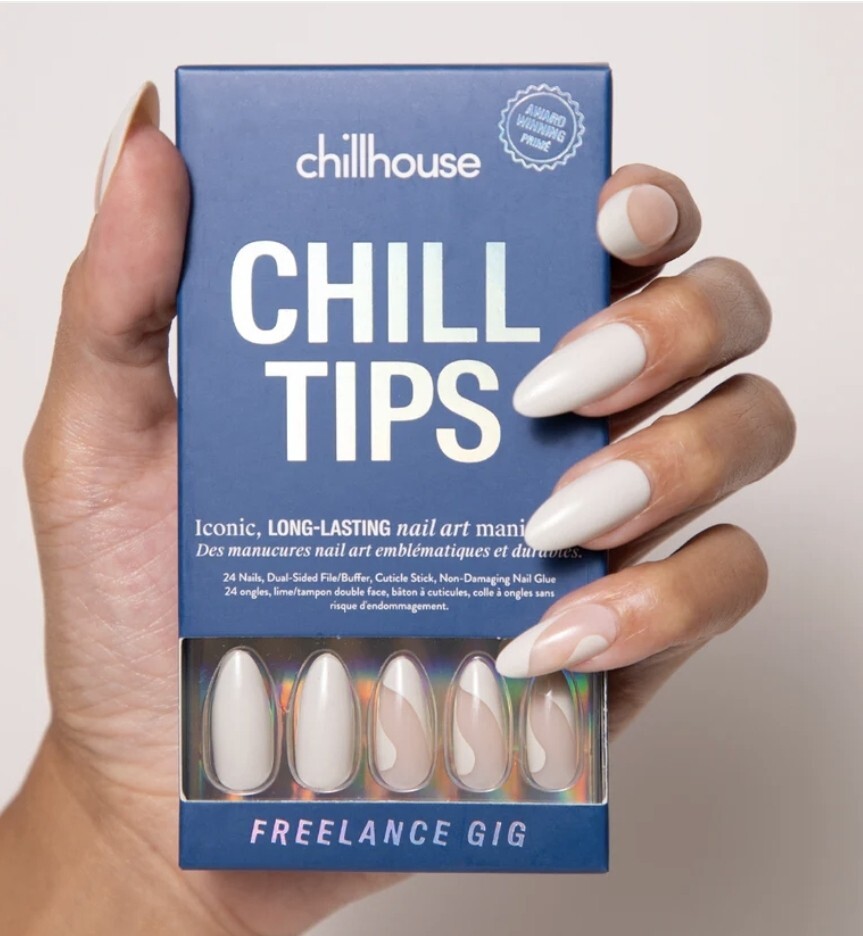 Chillhouse Chill Tips Freelance Gig Almond Shaped Press On Nails