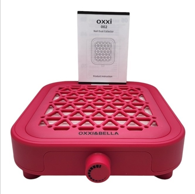 KmaxShip Nail Dust Collector 4500RPM Vacuum Strong Suction Salon Desktop Pink