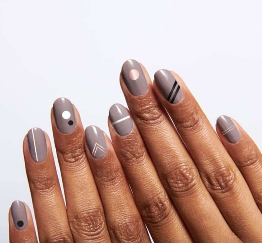 NWT OLIVE & JUNE Nail Art Stickers: ON THE DOTTED LINE!
