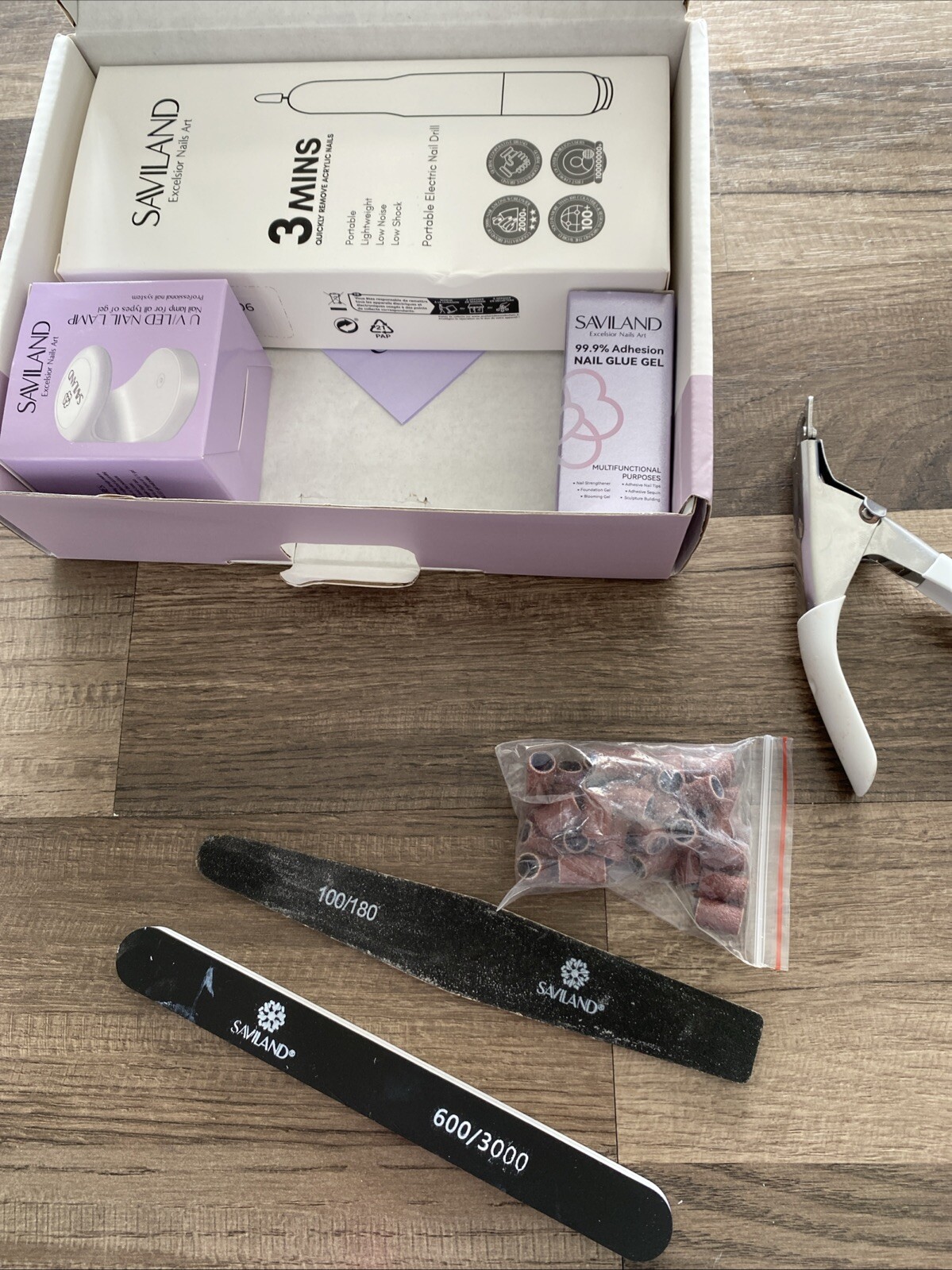 Saviland Acrylic Nail Kit Professional Nail System Excelsior Nail Art /az