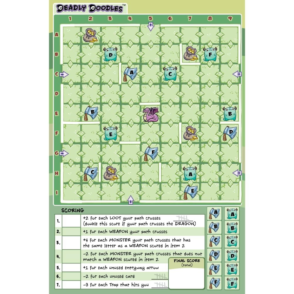 Steve Jackson Games – Deadly 10 inches x 10 x 2 inches, Not Applicable