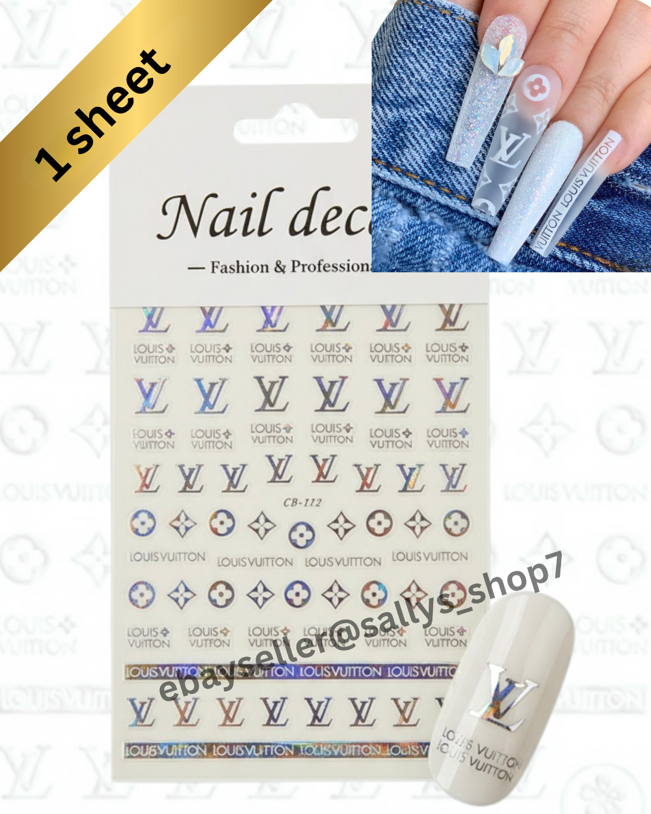 5D Embossed Nail Art Stickers: Gold Silver Luxury Craft Spring 20262scd dcsdc