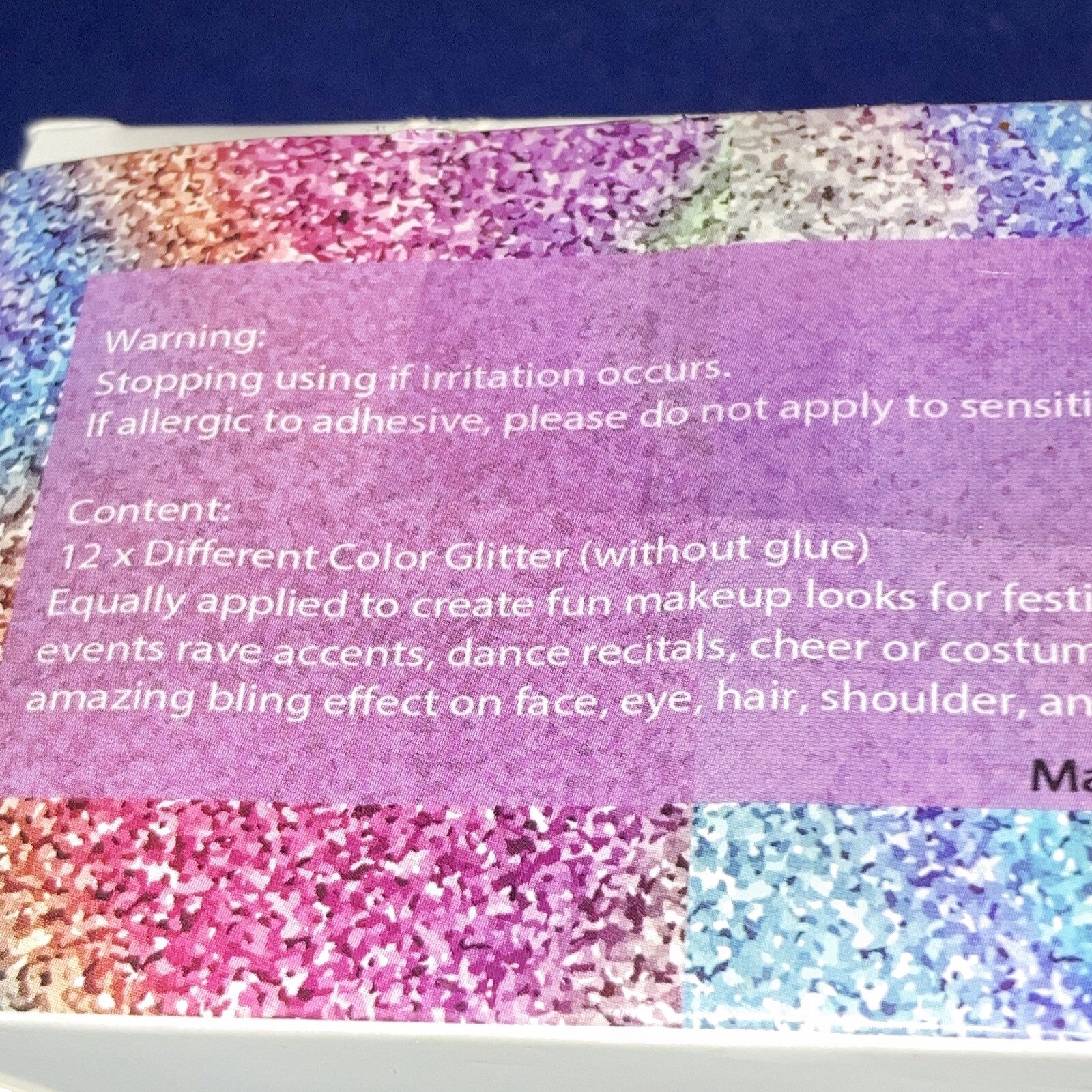 LAZA Art & Nail Glitter, 11 Ultra brilliant Diffrent Colors Art Glitter.