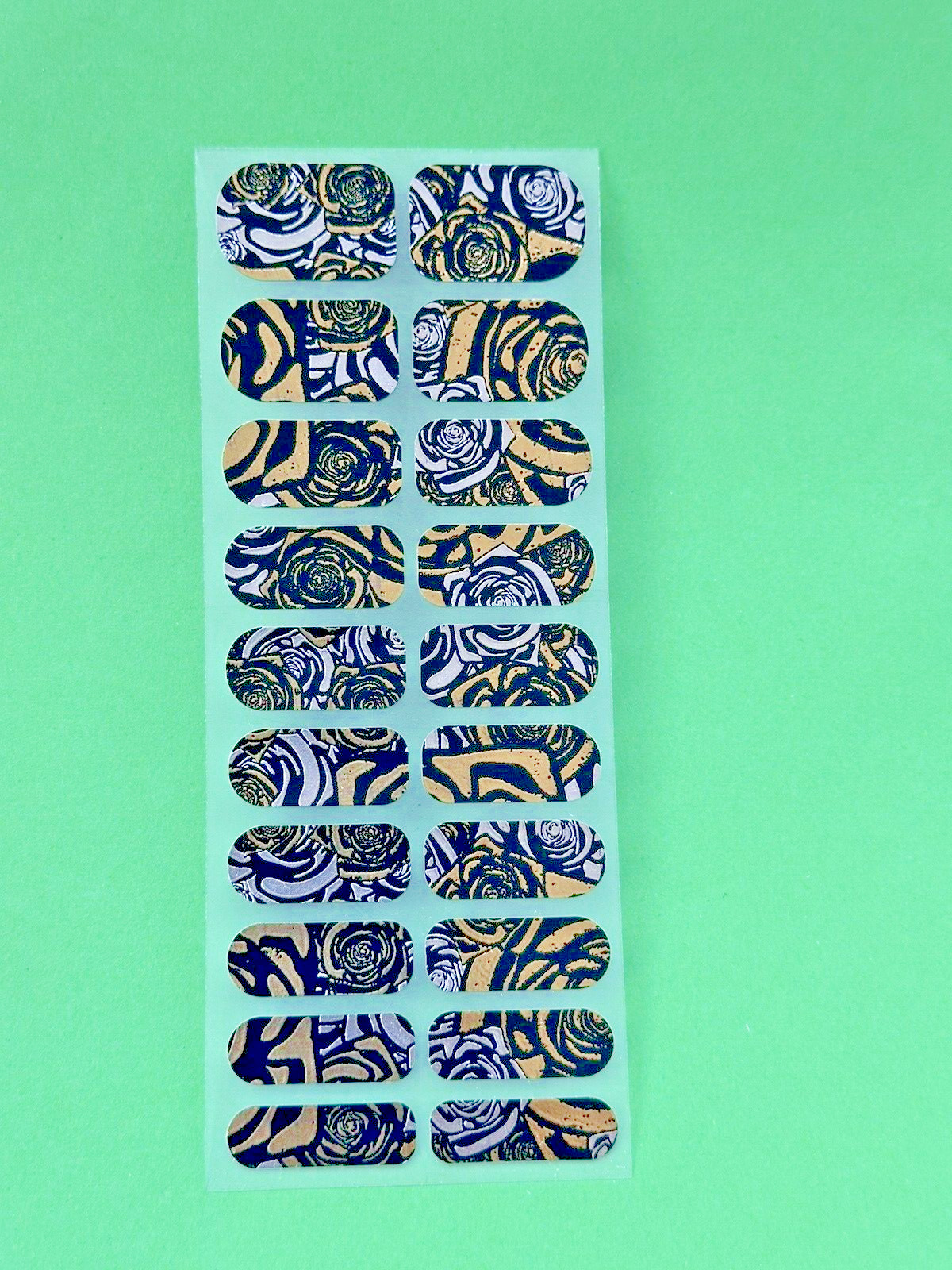 20 Strips In a Pack Instant Nail Wrap, Peel and Apply, Hottest design Brand New.