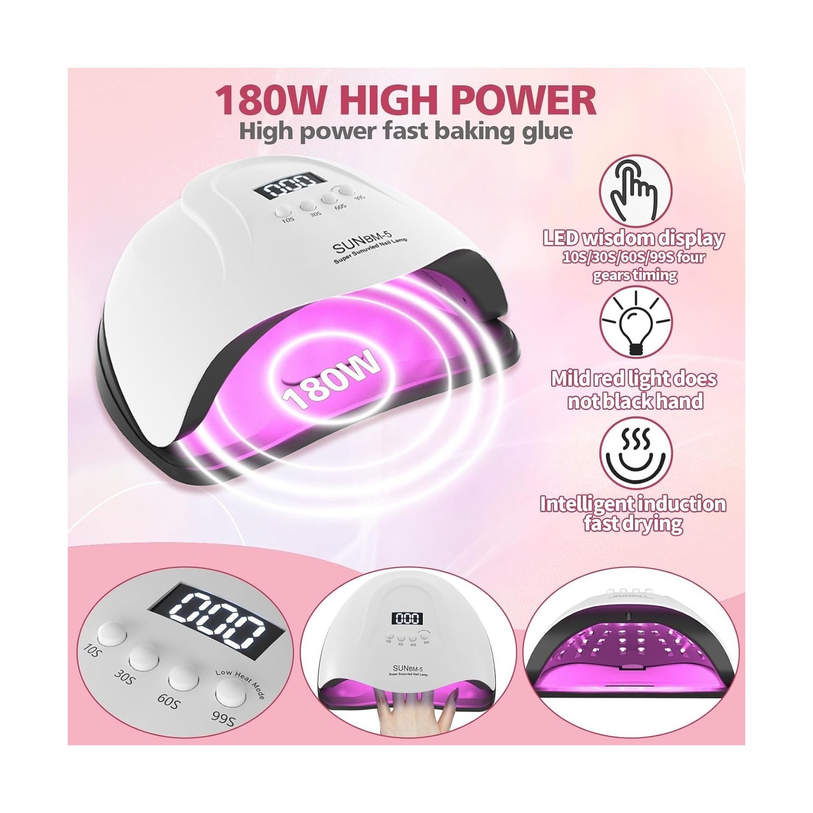 Professional Acrylic Nail Kit for Beginners with Everything Com… FAST USA SHIP