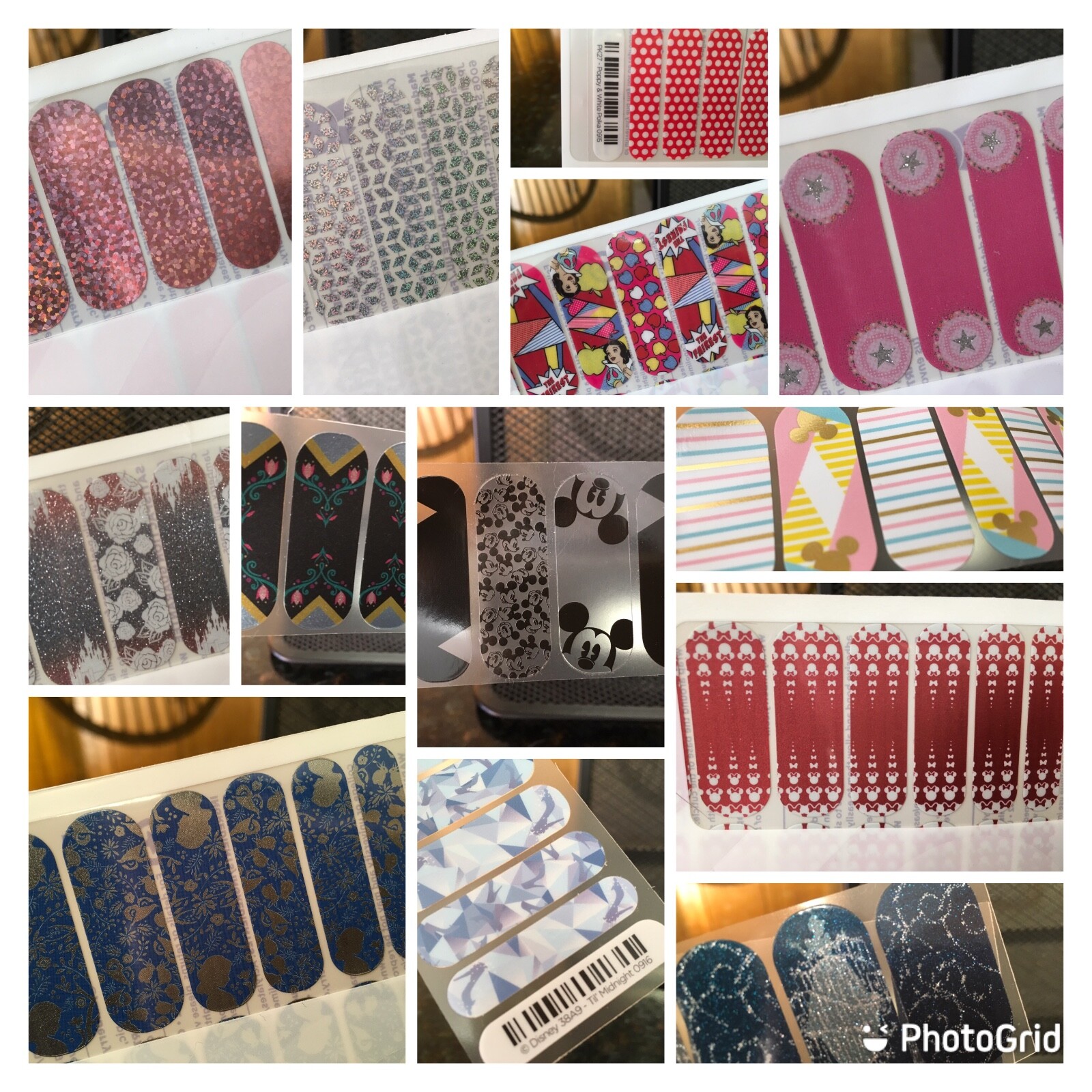 Jamberry Nail Wraps-Assorted designs available – RETIRED, DISNEY, MARVEL & Misc