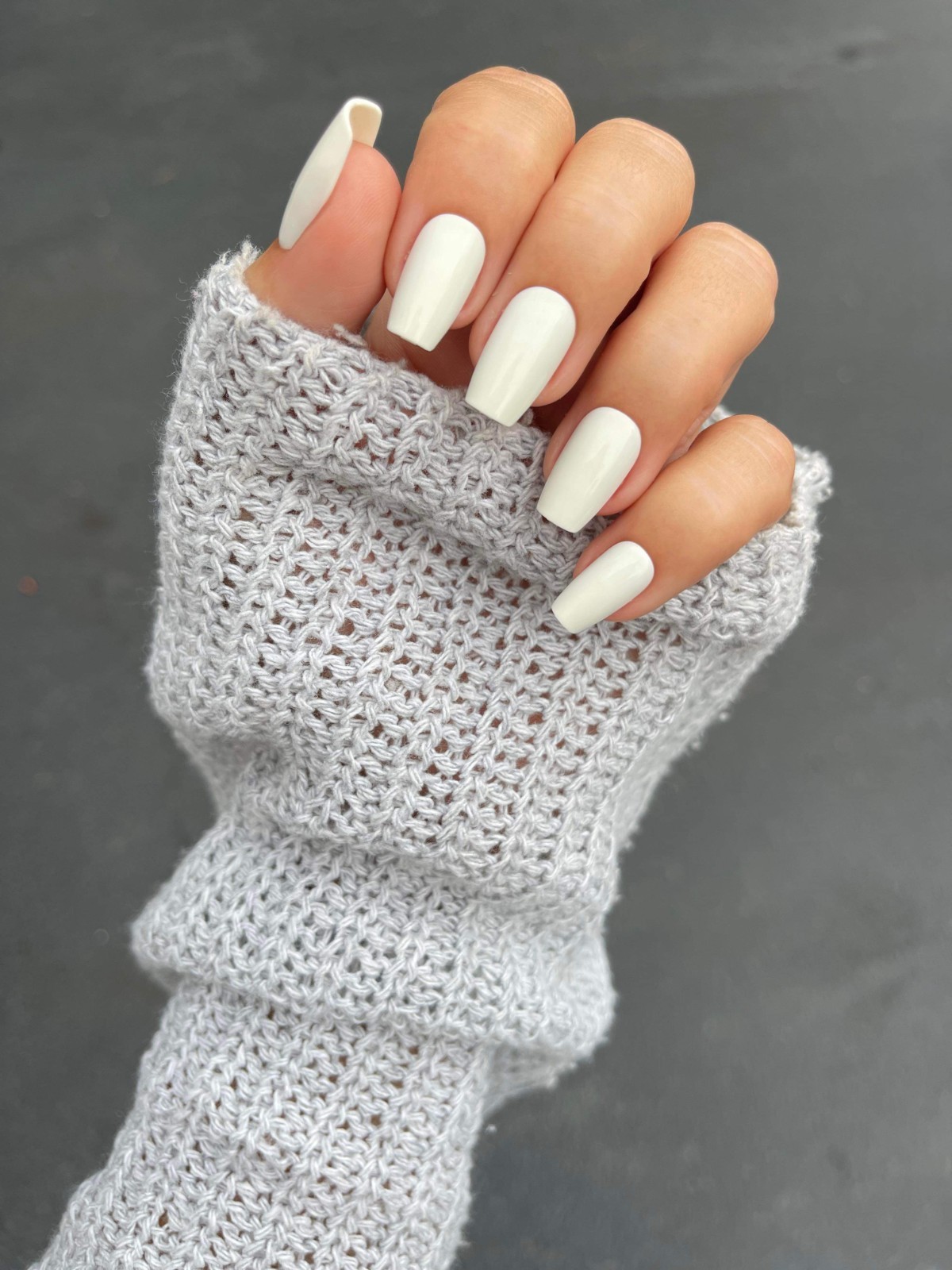 Red Aspen Nail Dashes Medium Coffin Variety