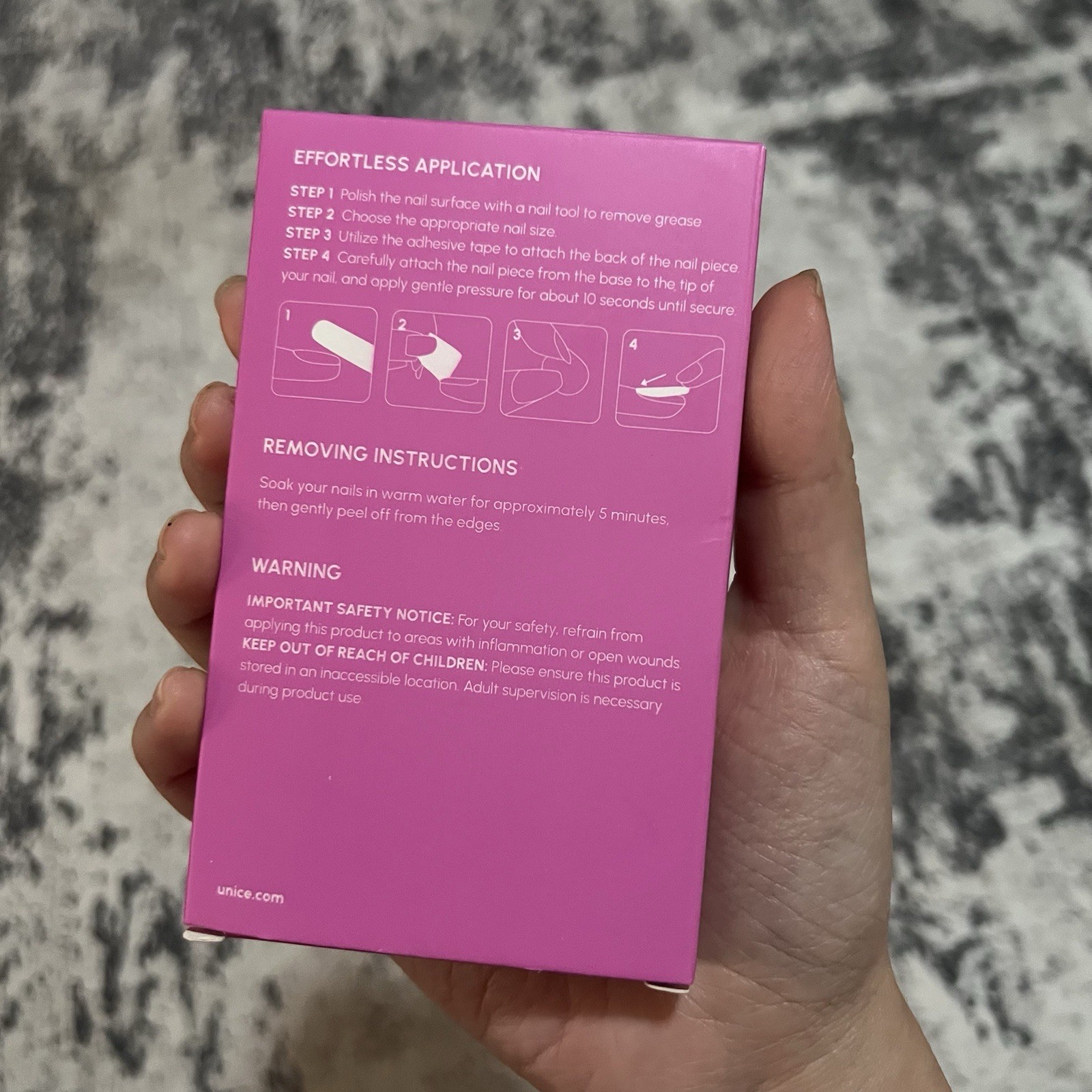 UNice 2-Minute DIY Nail Package July Sale