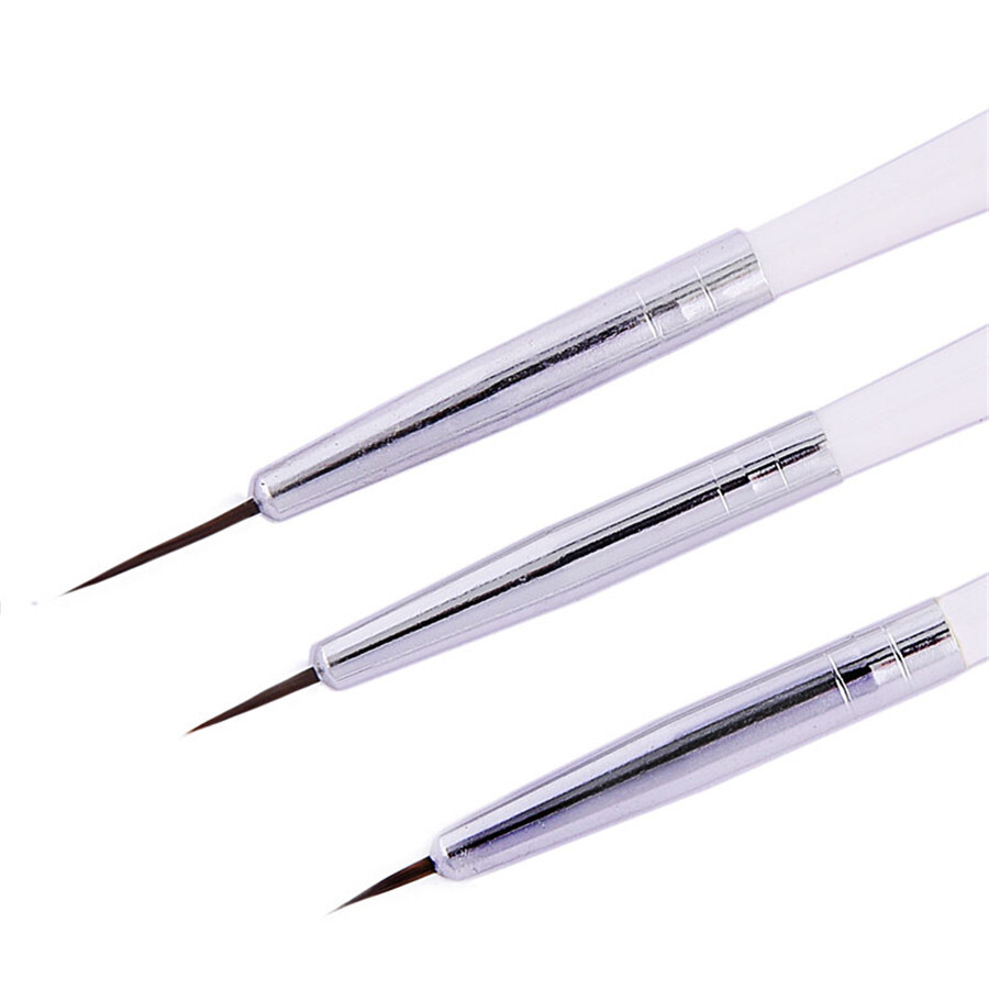 20 pcs Nail Art Gel Design Pen Painting Polish Brush Dotting Drawing Tools Set