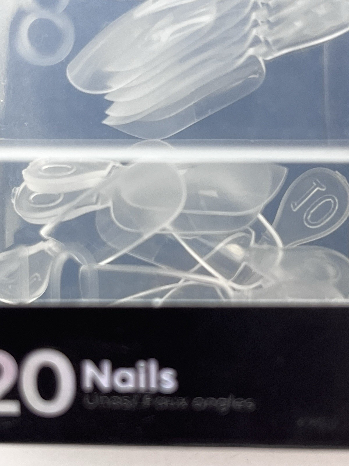 New 2-pk(240Nails) Dashing Diva GelXtend Clear Square Soft Gel Nail Extension