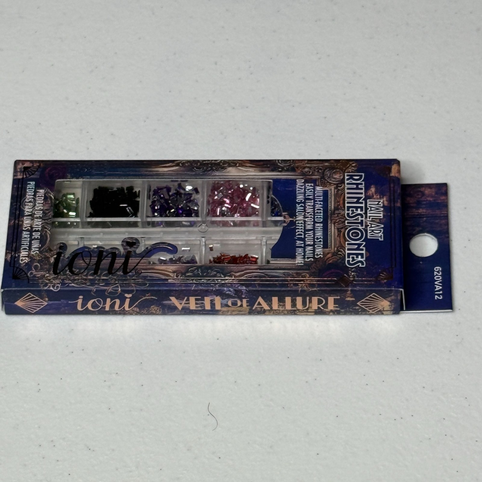Ioni Veil of Allure Nail Art Rhinestones Multi Color Nail Gems NWT