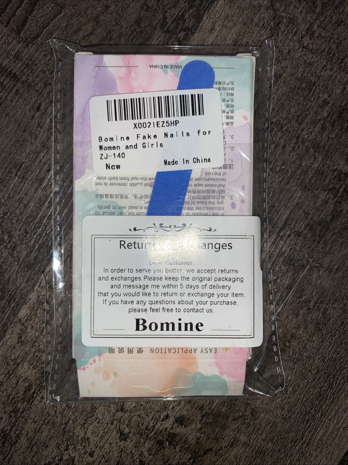 Women’s And Girls Fake Nails, Kiss Gel Fantasy&bomine, Adhesive Tap, Glue, File