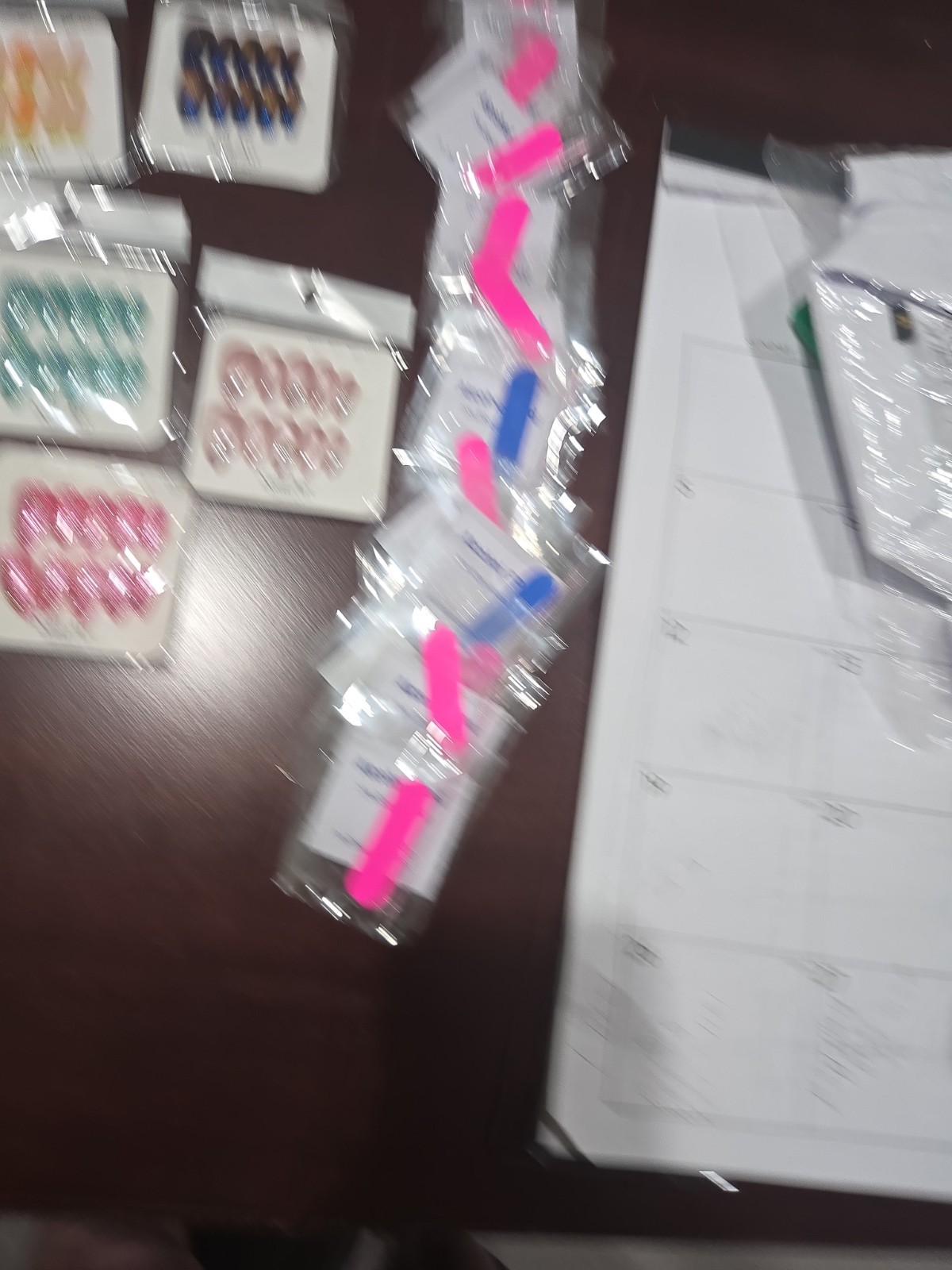 Press On Nails Medium 9 Sets With Alcohol, Glue and File