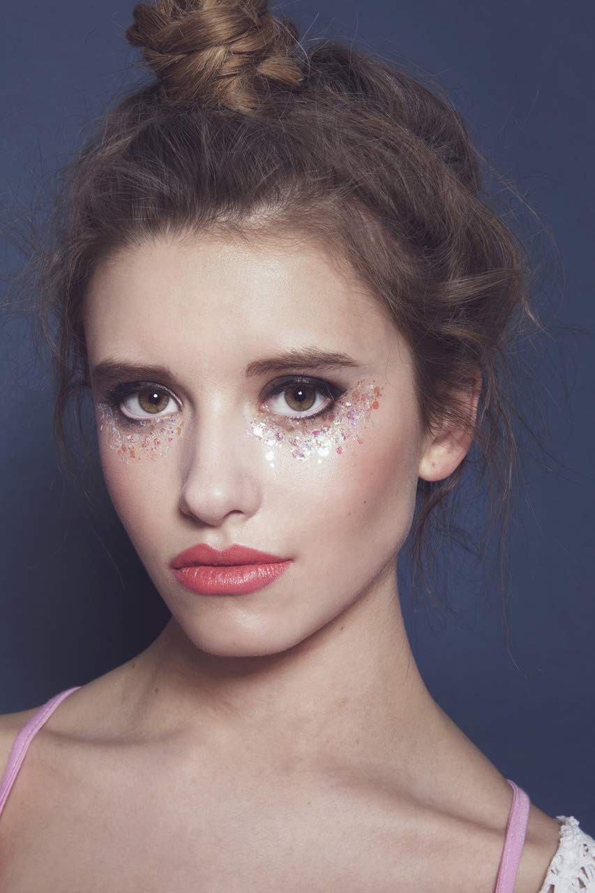 Iridescent Body Glitter – 15g Chunky Holographic Face, Hair, and Eye Glitter …