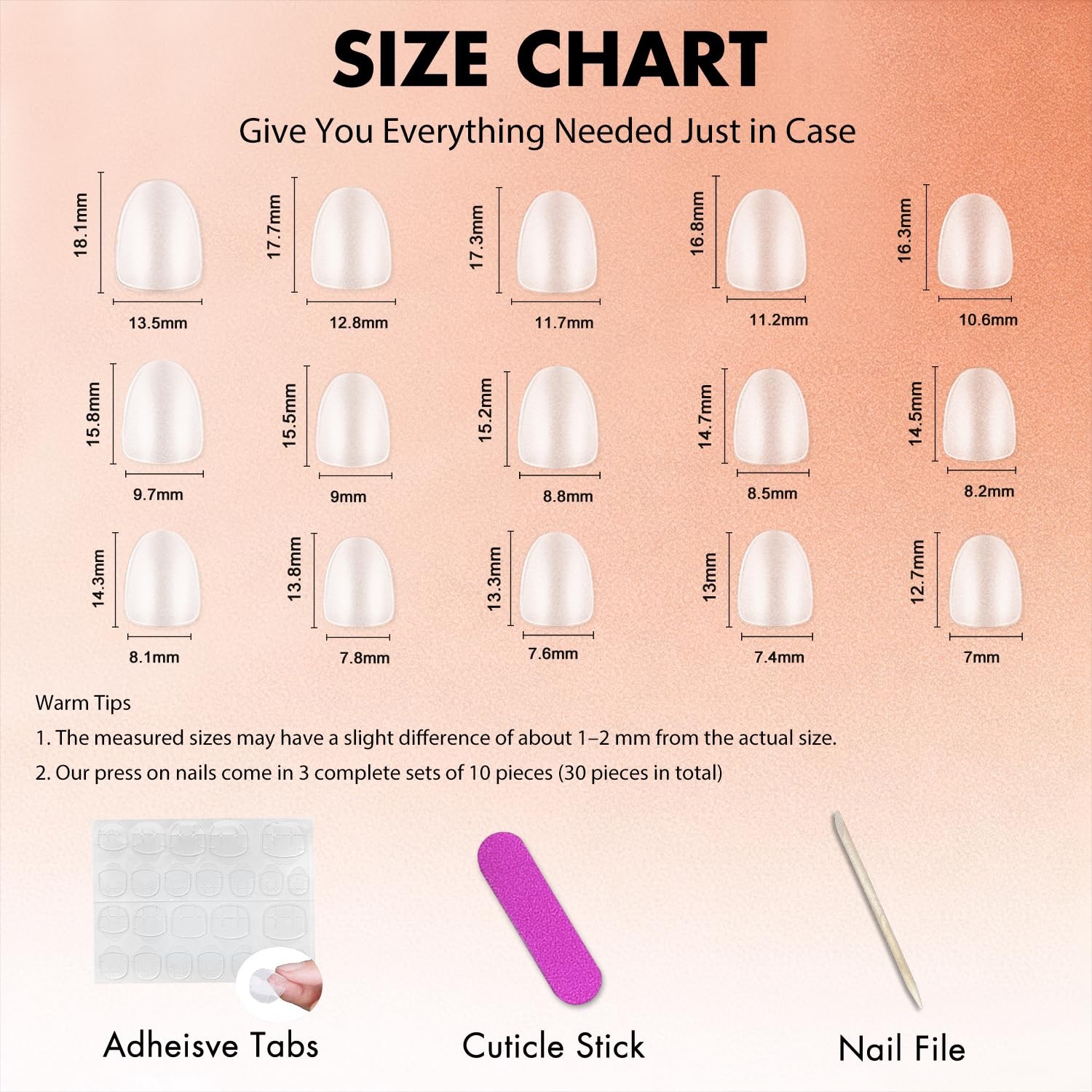 Cat Eye Press on Nails Short, Chrome Press on Nails Oval, Thick Glazed Grey F…