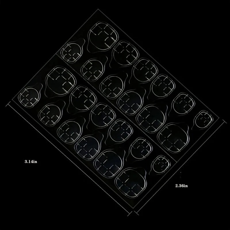 Nail Jelly Stickers Double Sided Fake Nail Glue Adhesive Tape Press on Nail Gel