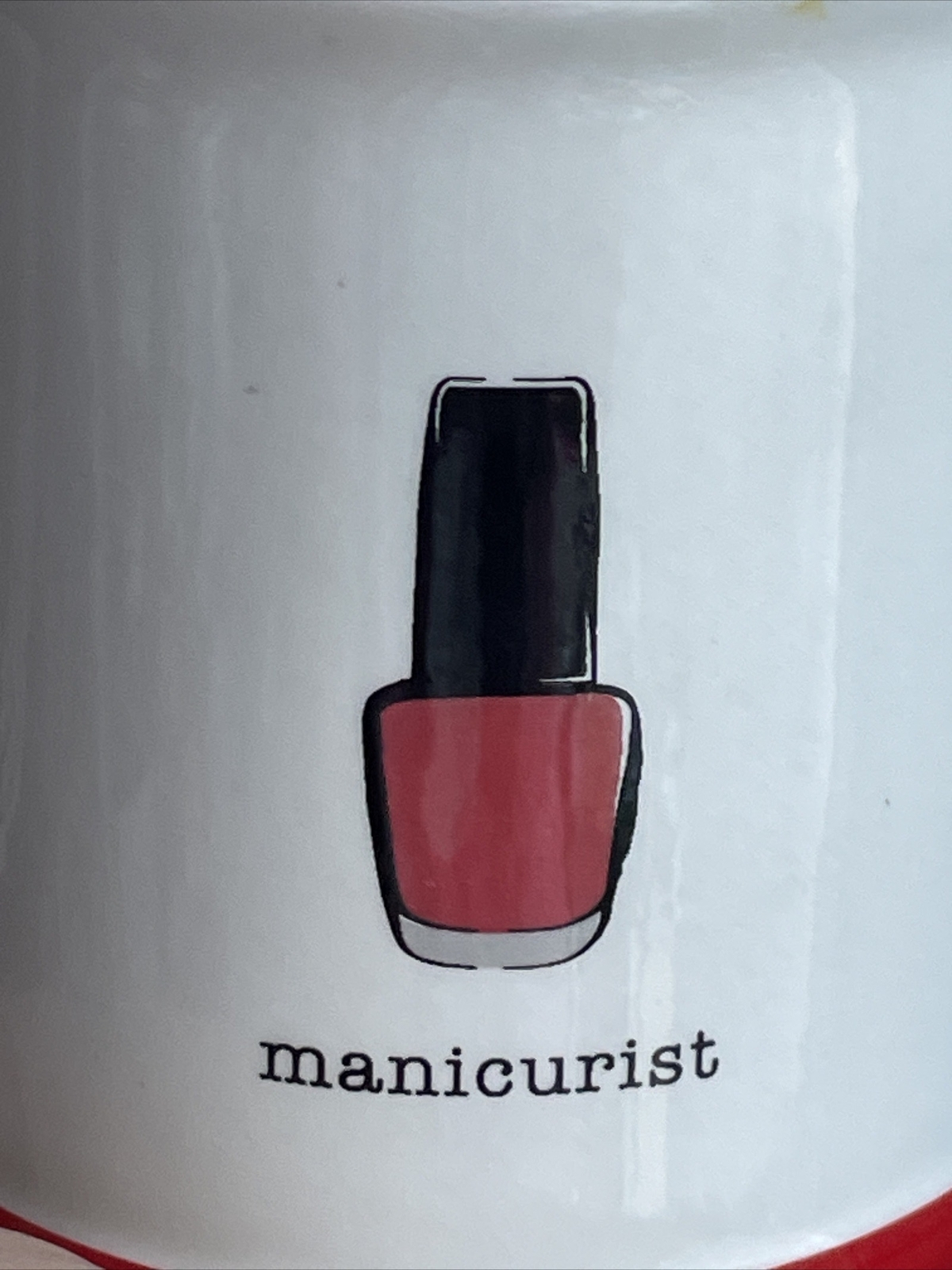 MANICURIST Manicure Fingernail Toenail Nail Salon Owner Beautician Mug ❤️blt39j5