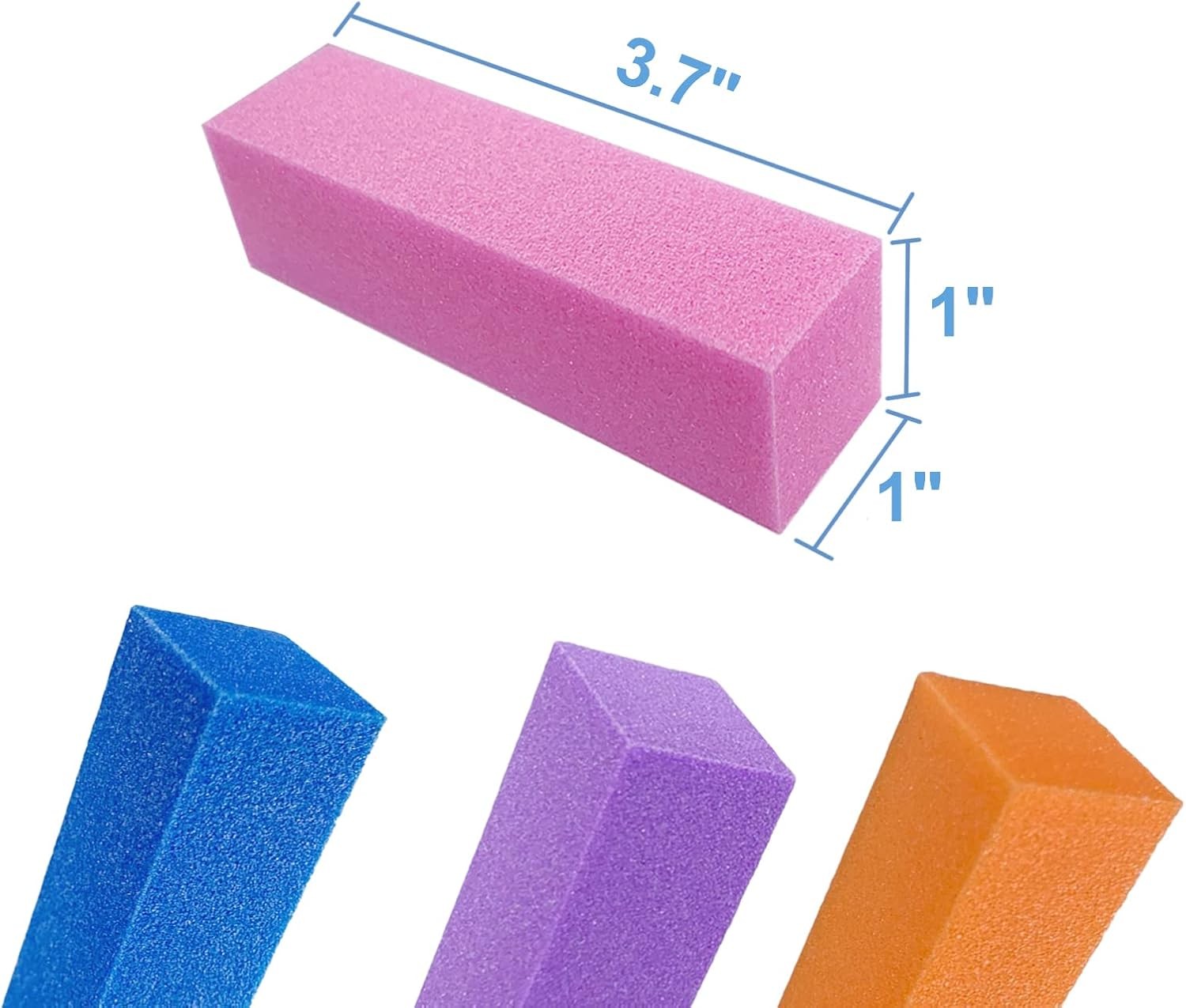 Nail Buffer Blo for Acrylic and Natural Nails, 4 Sided Sanding Buffers