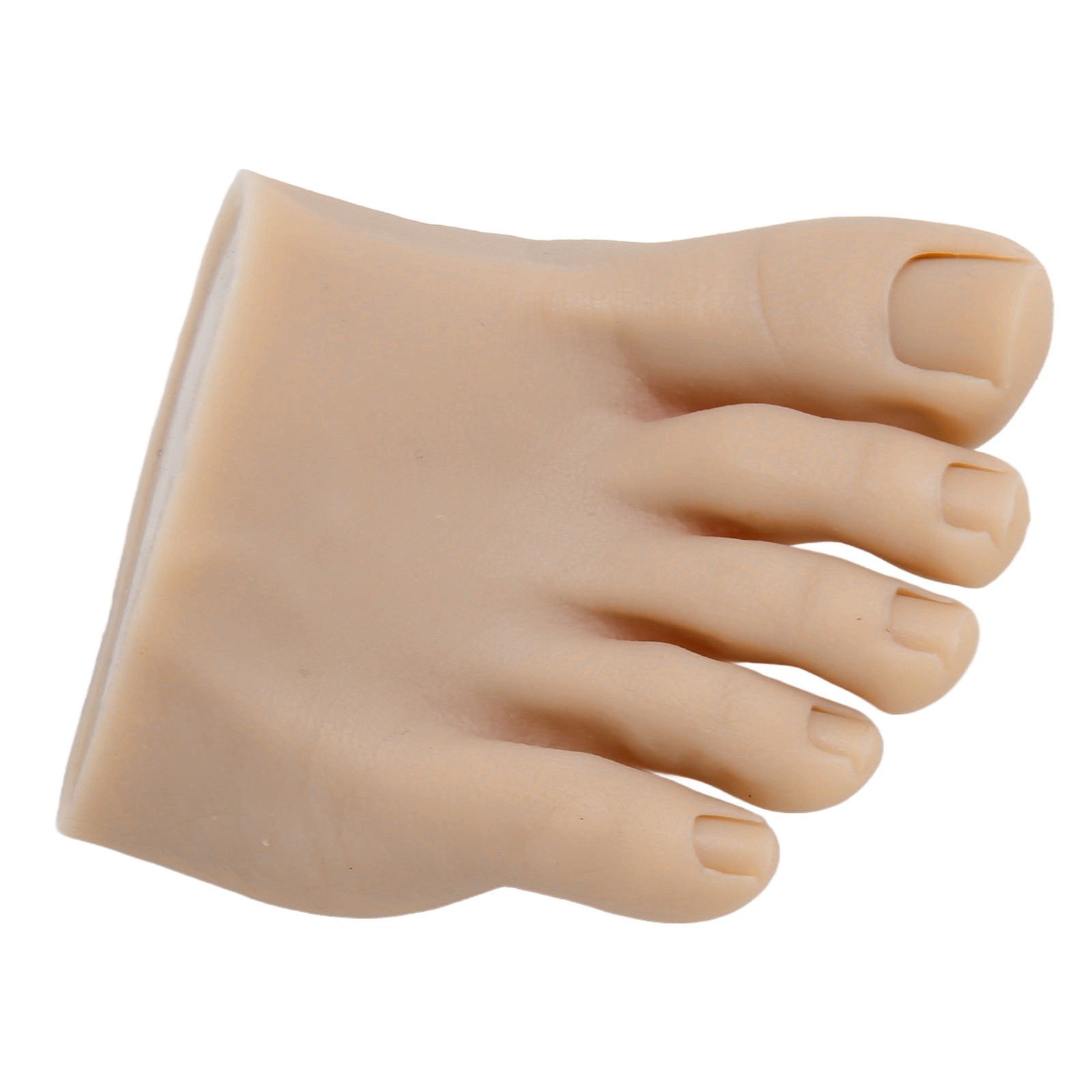 Nail Art Training Fake Half Foot Model Dark Skin Color Reusable Tattoo Pract CHU