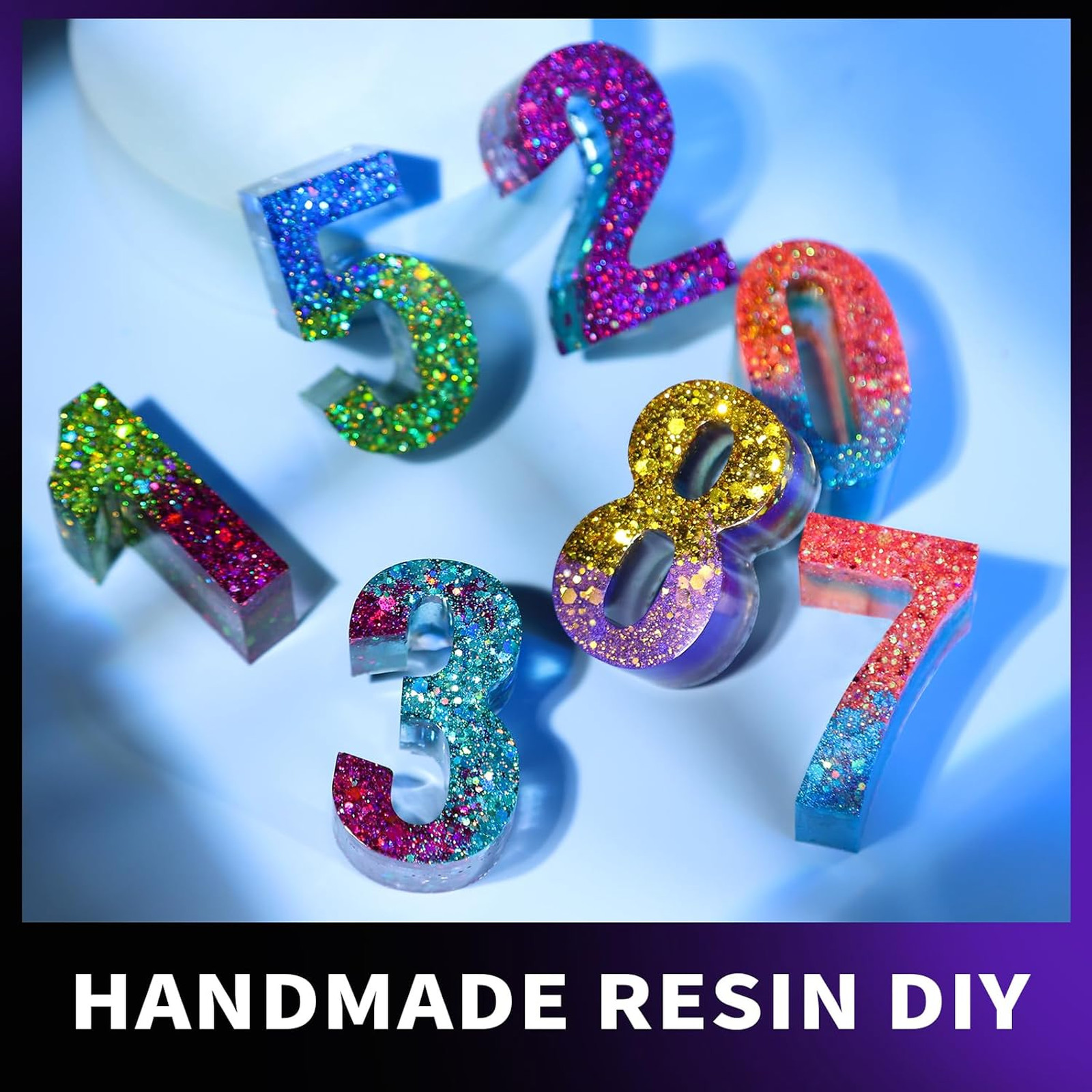 Holographic Chunky Glitter 32 Colors for Crafts Resin Nail Body Face Hair DIY
