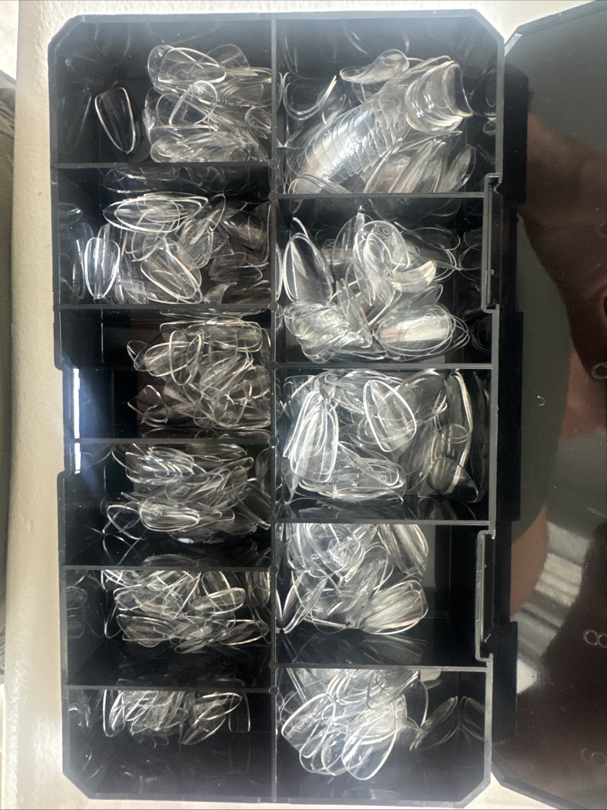 Apres Gel-X Sculpted Square Long Tips Box 14 Sizes 600pcs AND X-Coat tips LOT