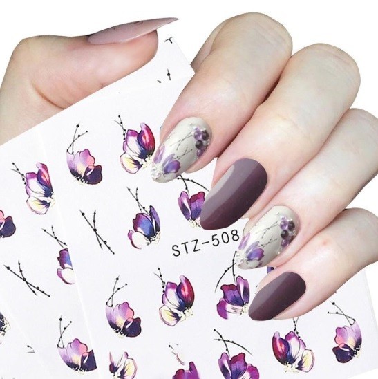 Tulip Nail Art Wate Decals DIY Nail (Group 1)