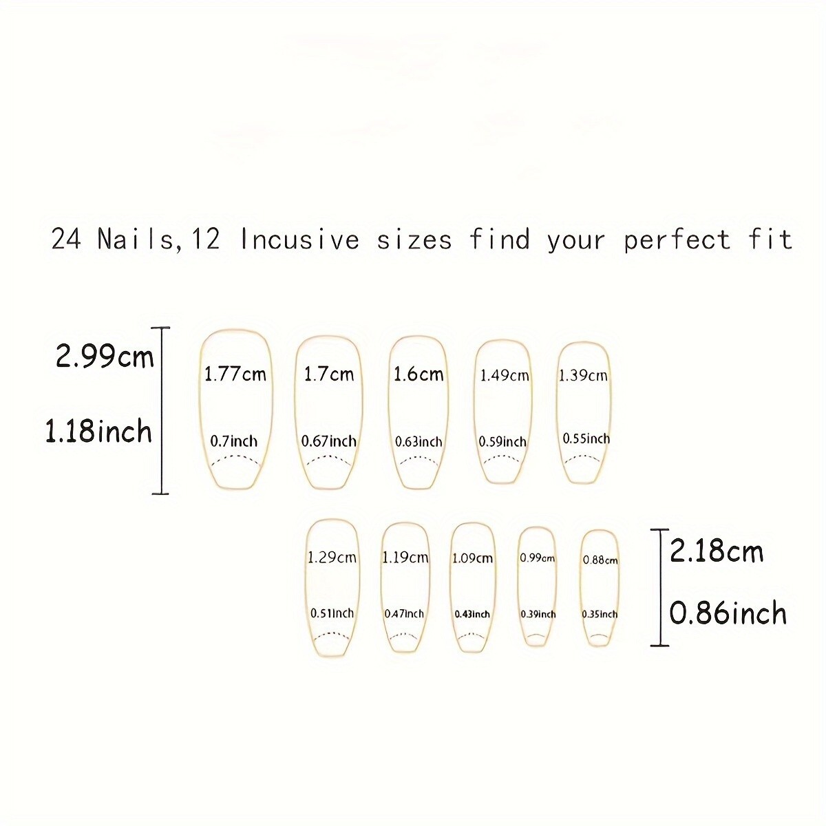 Long Coffin Shaped Full Cover Glitter Press On Nails – Leaf Design, Ballet Style