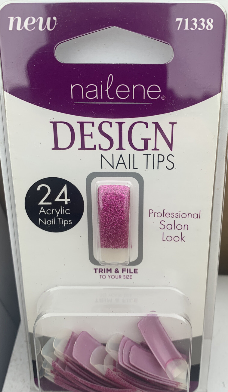Nailene Design Nail Tips – Fuschia 71338 (This Is For 2 Packs )