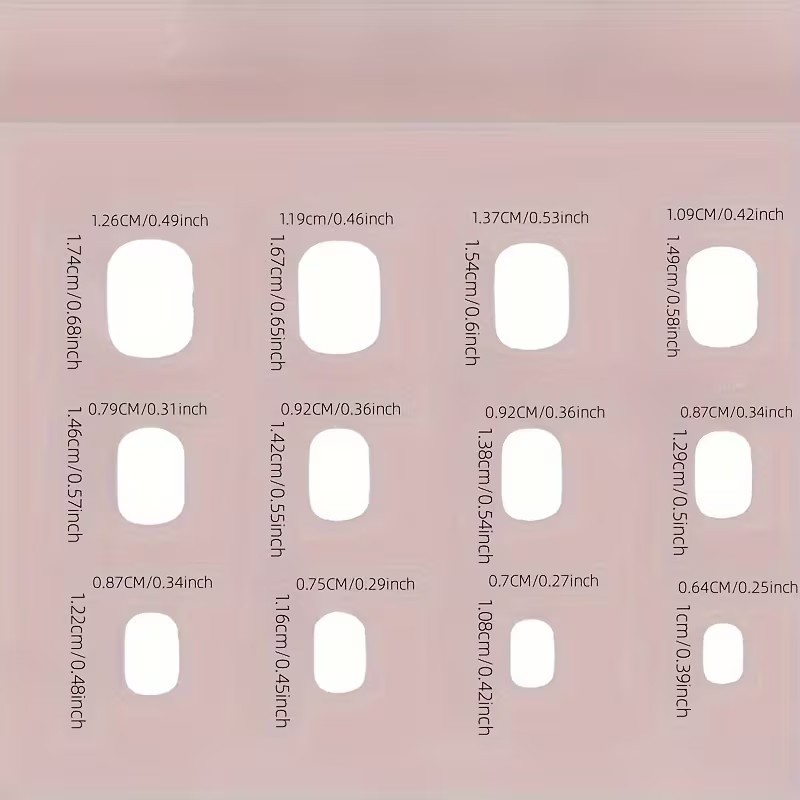 24pcs Medium Press-On Nails, Glossy, Pink and Glitter Silvery Tips